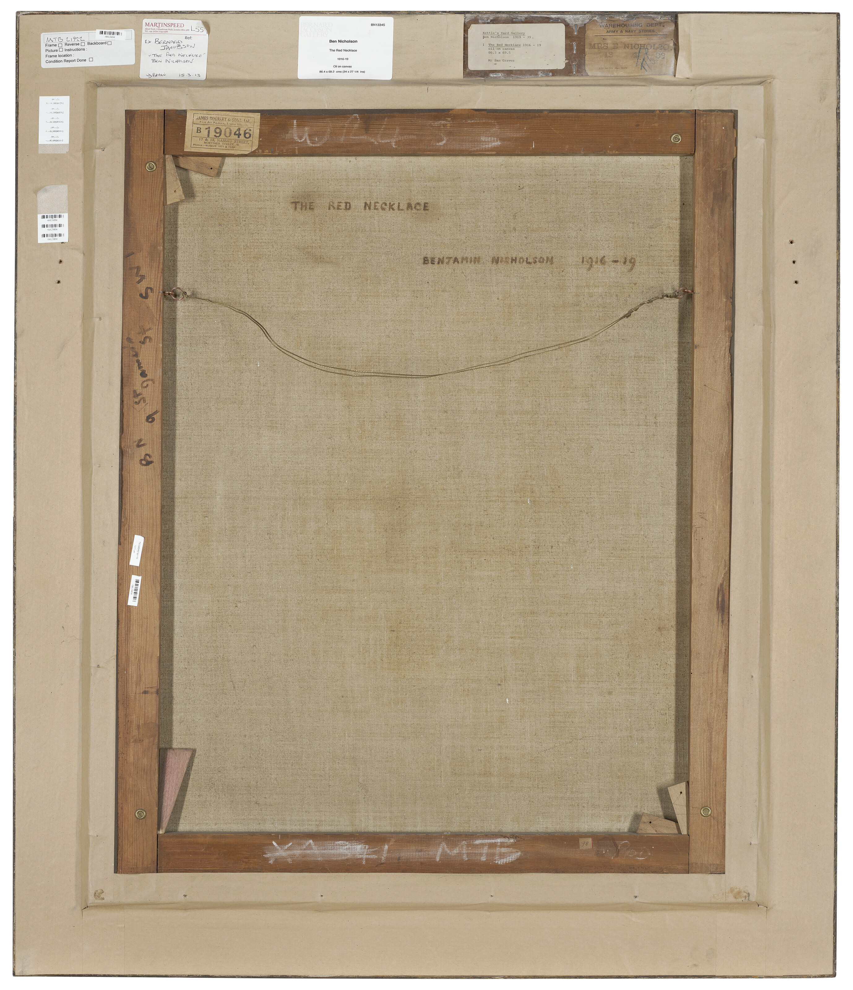 Ben Nicholson — Красное ожерелье, изображение 3