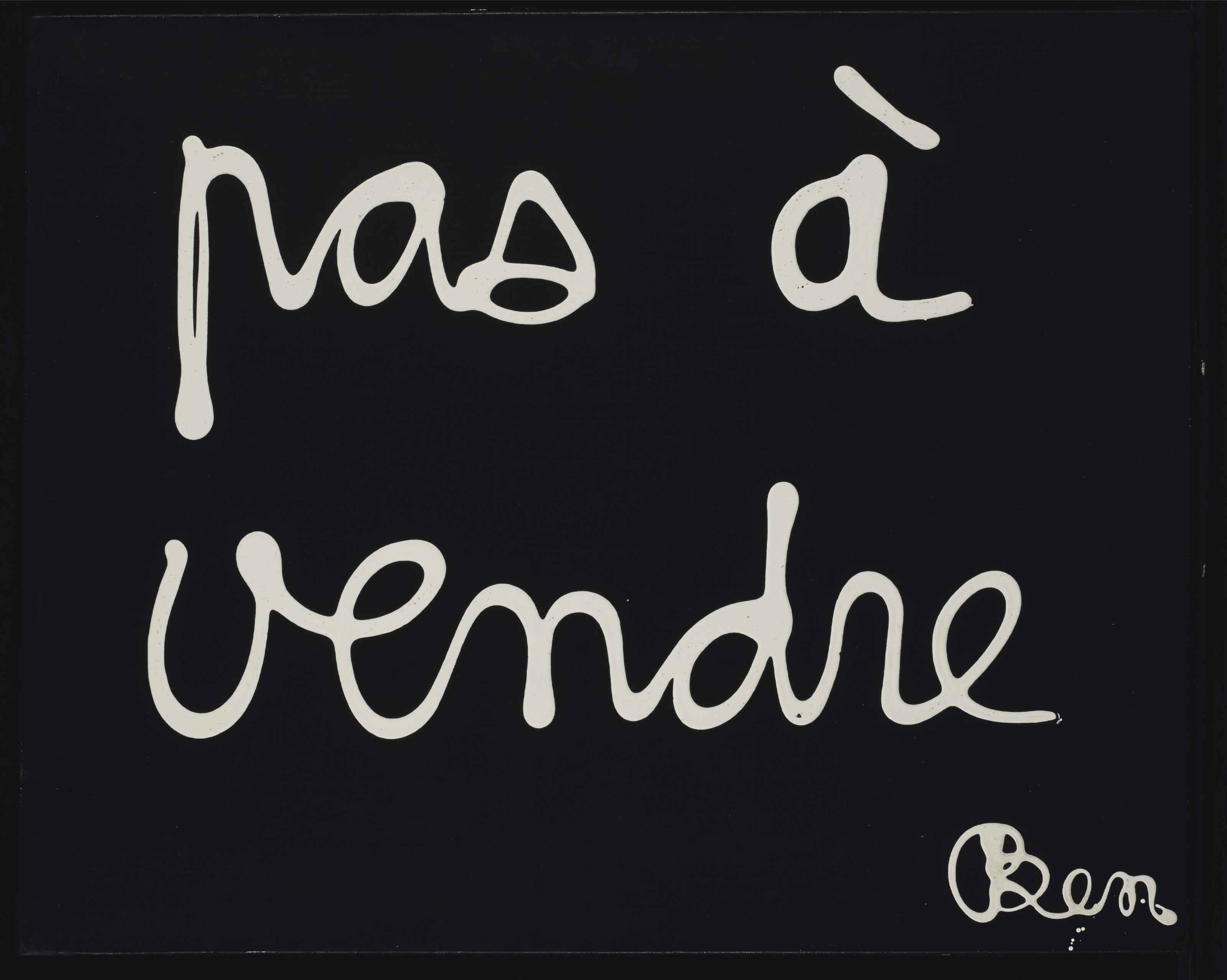 Ben Vautier — Па вендре