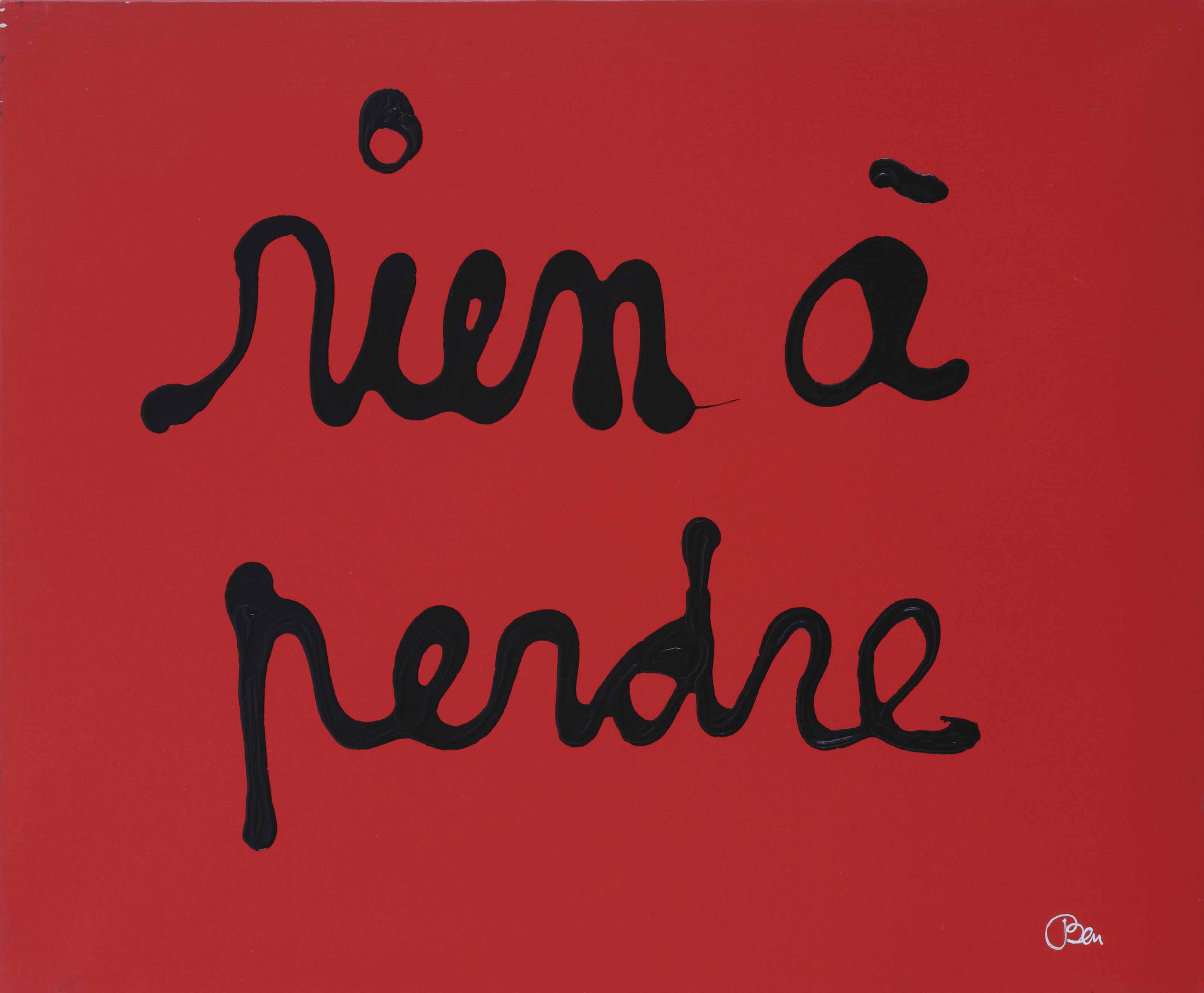 Ben Vautier — Rien à Perdre (Терять нечего)