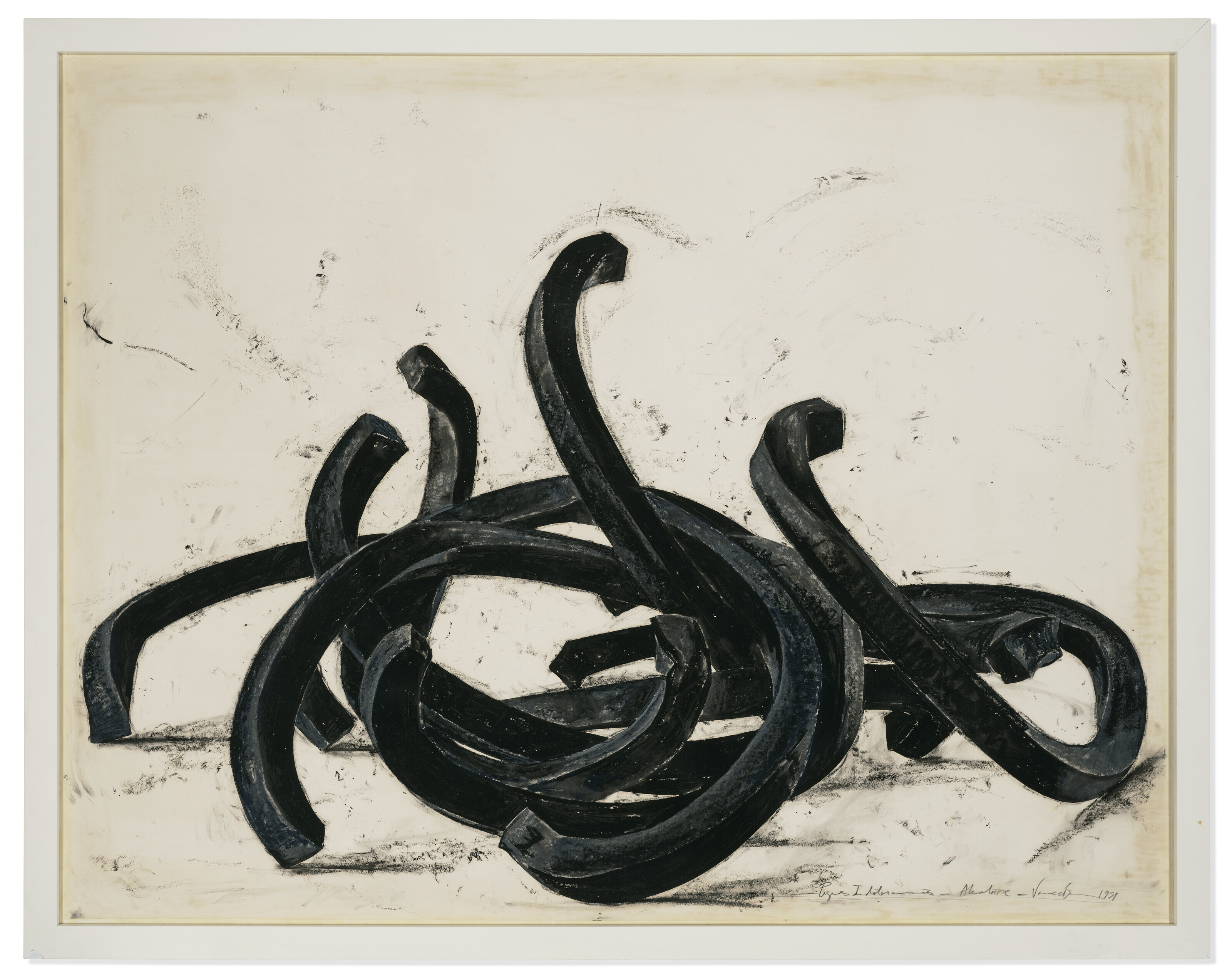 Bernar Venet — Границы внутреннего и внешнего Алеатуара, изображение 2