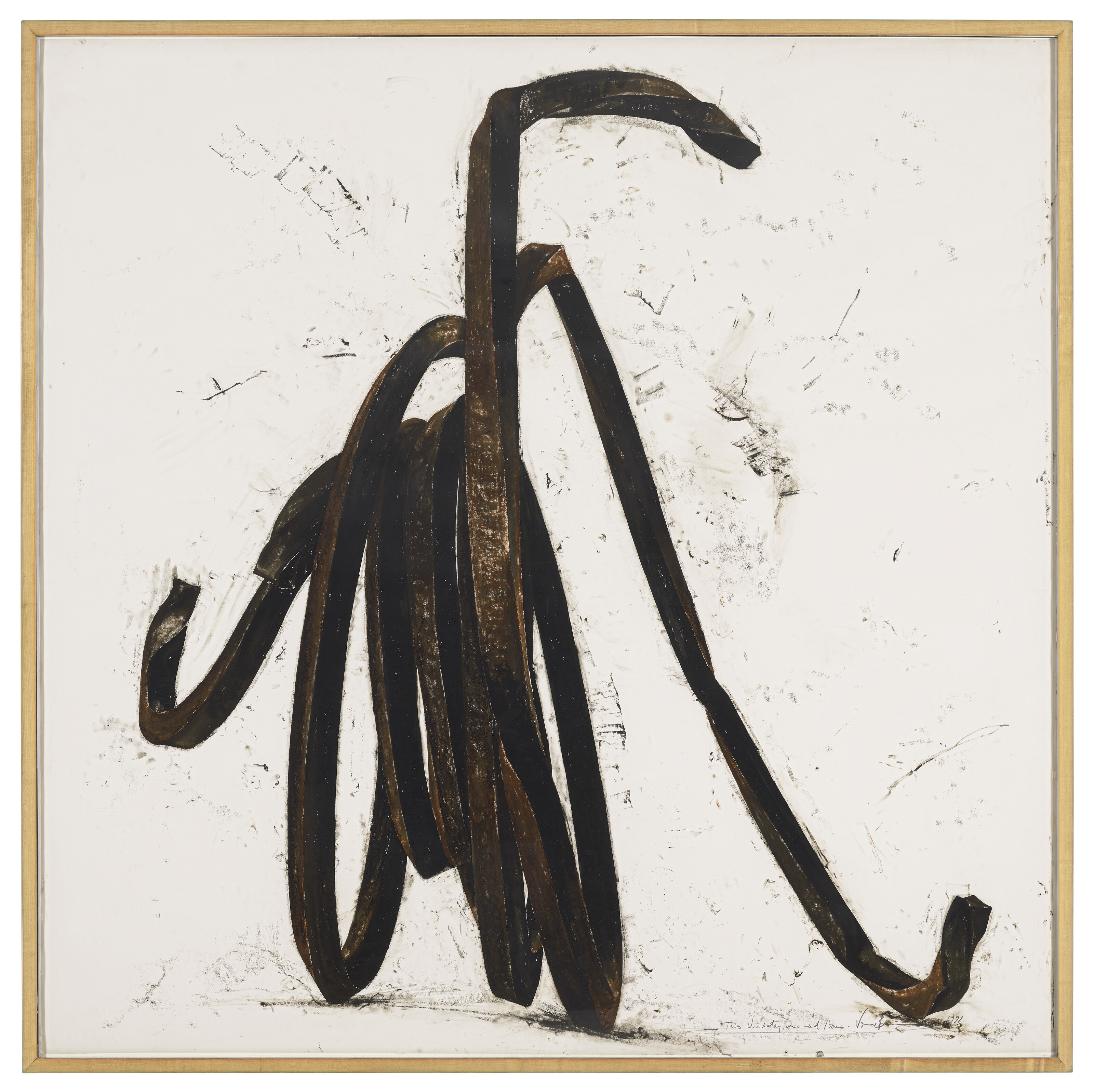 Bernar Venet — Две неопределенные линии, изображение 2