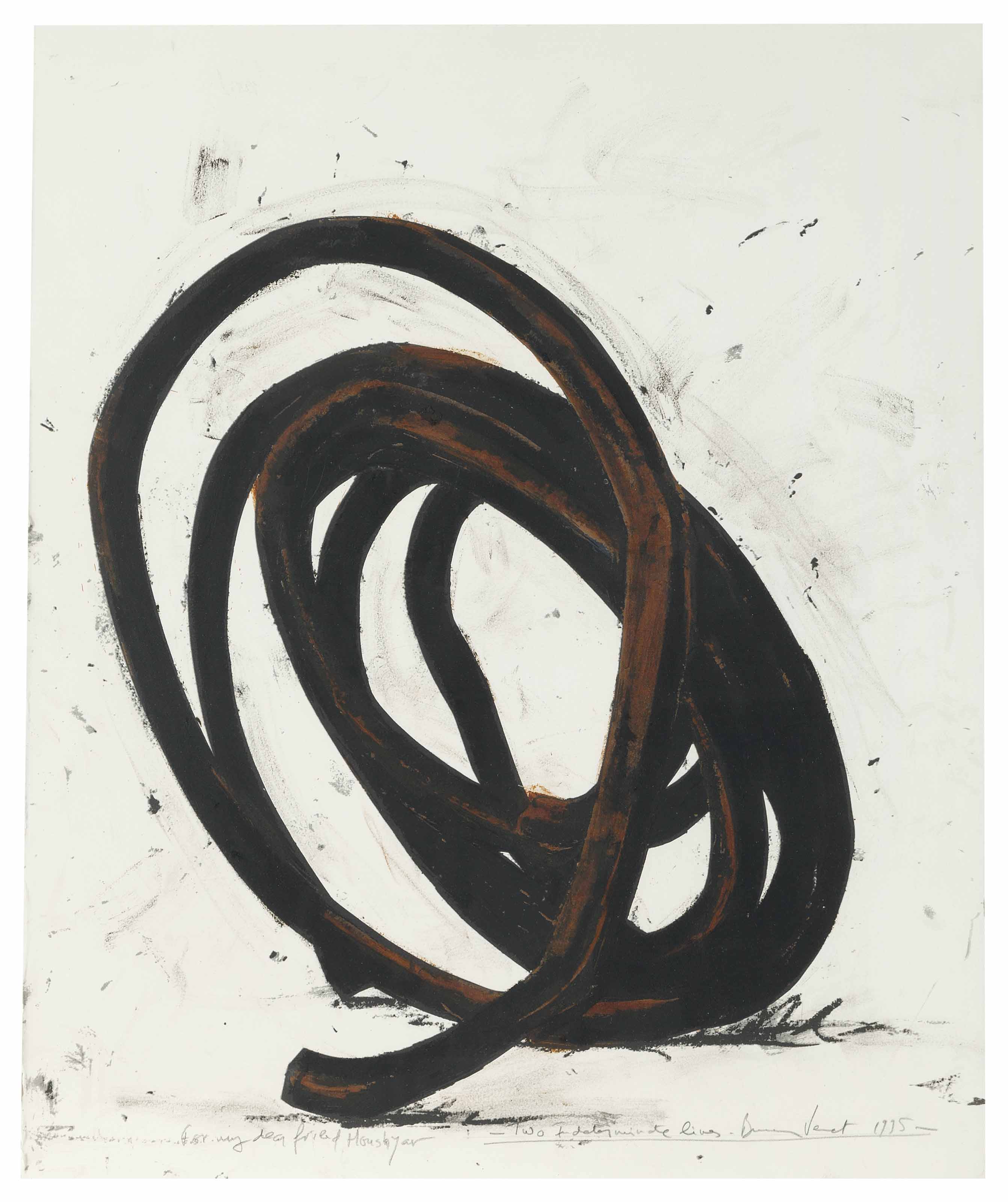 Bernar Venet — Две неопределенные линии