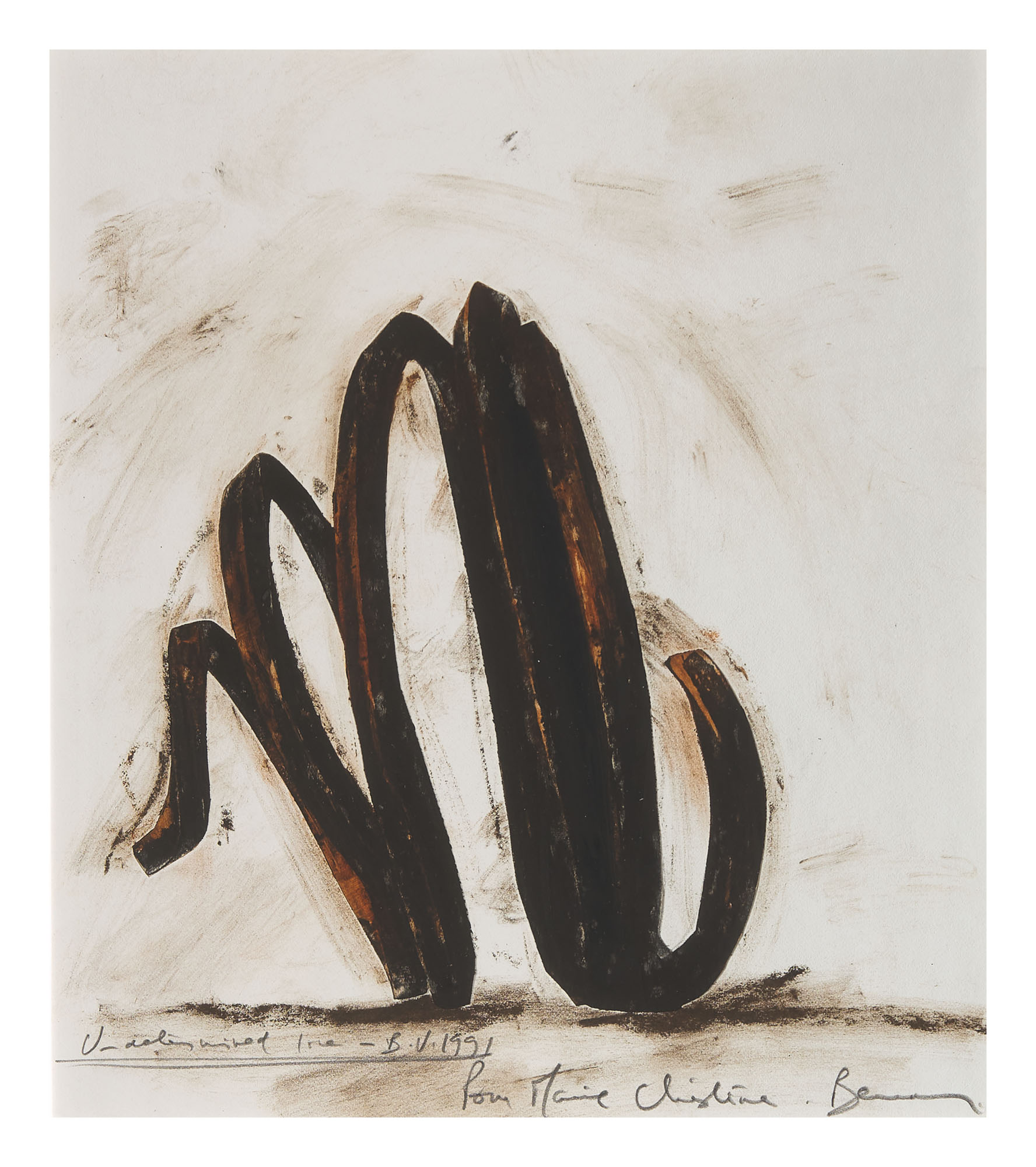 Bernar Venet — Неопределенная линия