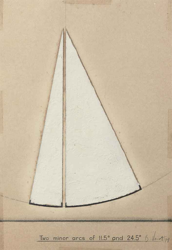 Bernar Venet — Две малые дуги в 11,5 и 24,5 градуса