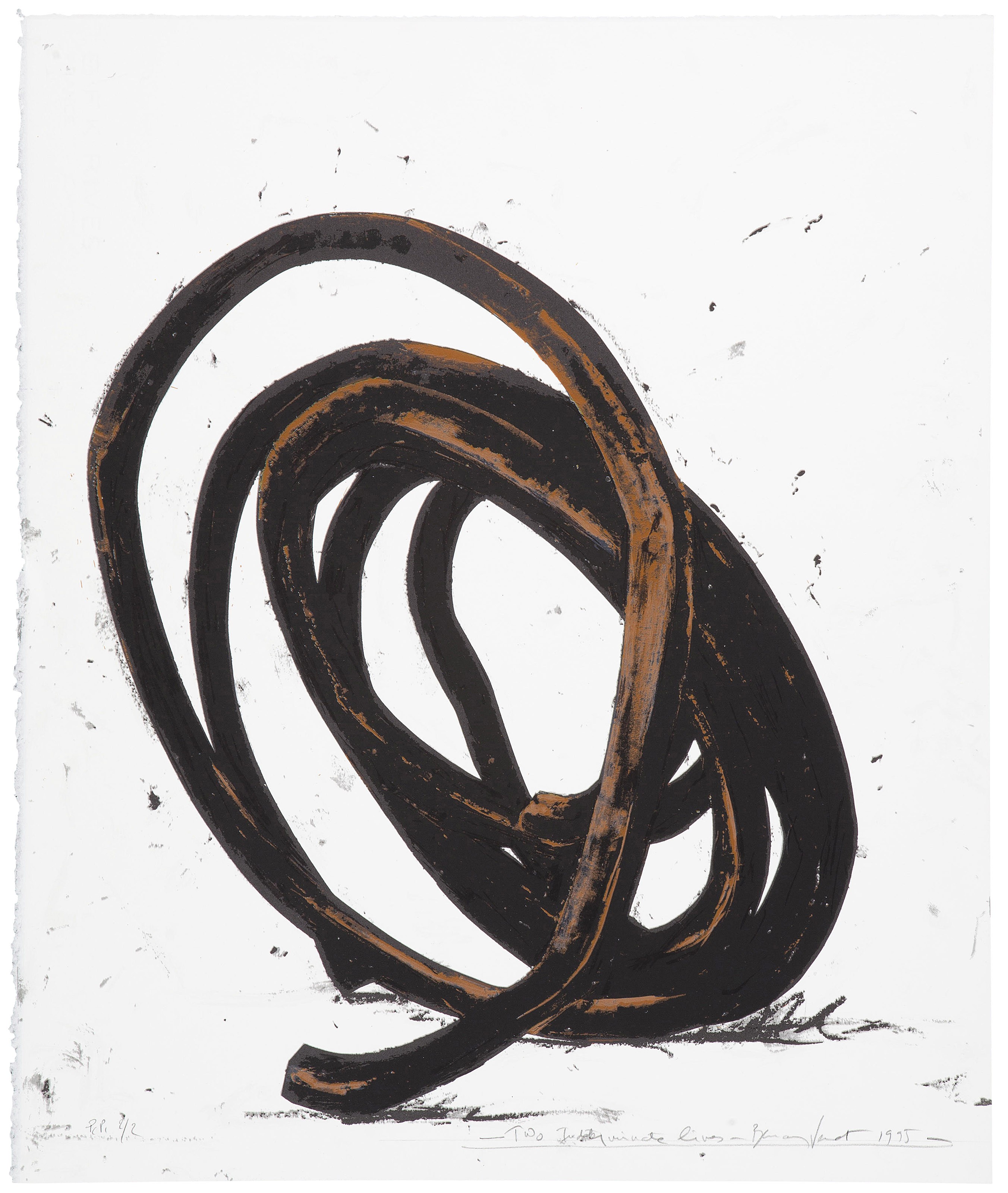 Bernar Venet — Две неопределенные линии