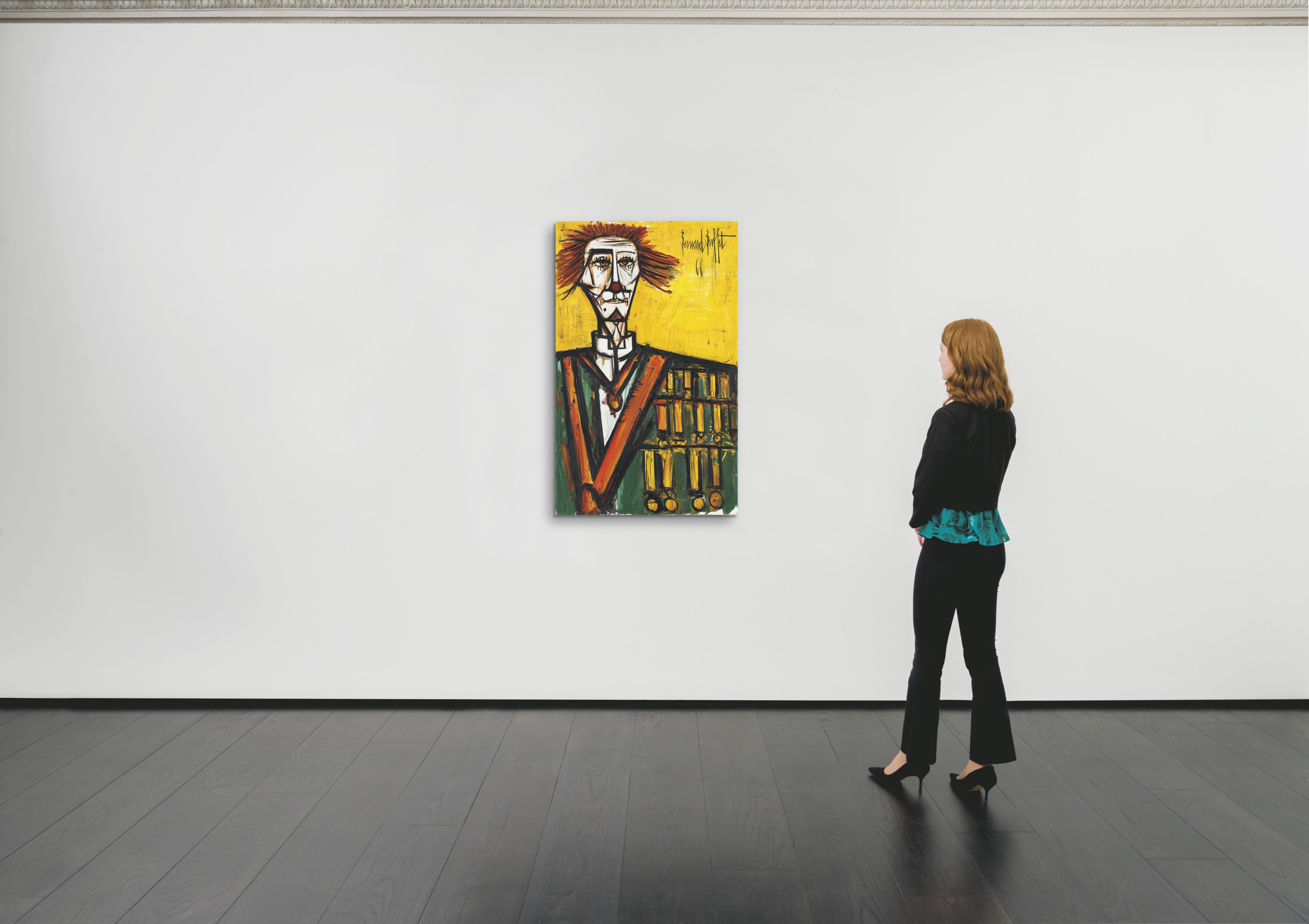 Bernard Buffet — Клоун из любви к желтым, изображение 2