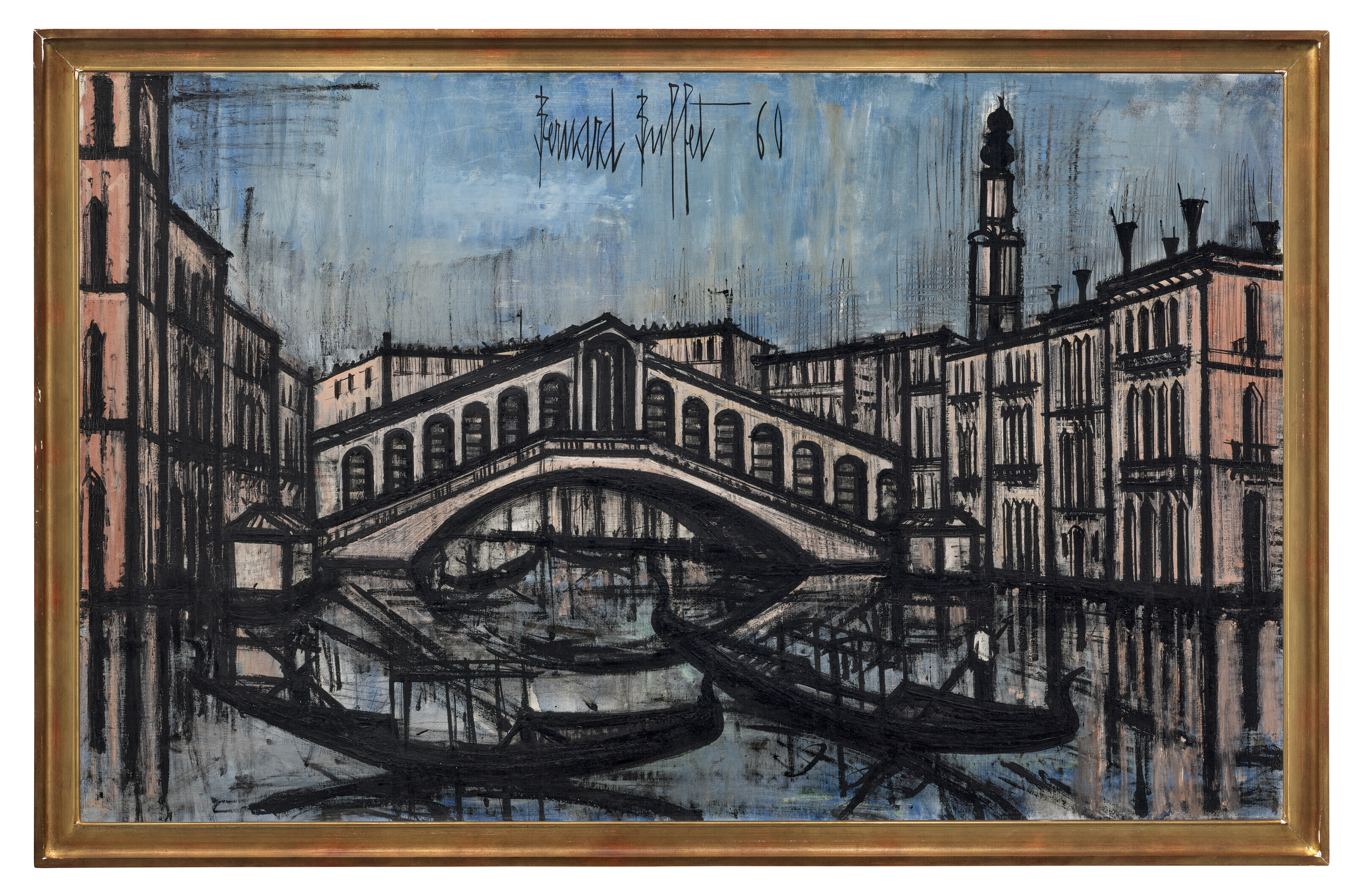 Bernard Buffet — Венеция, мост Риальто, изображение 2