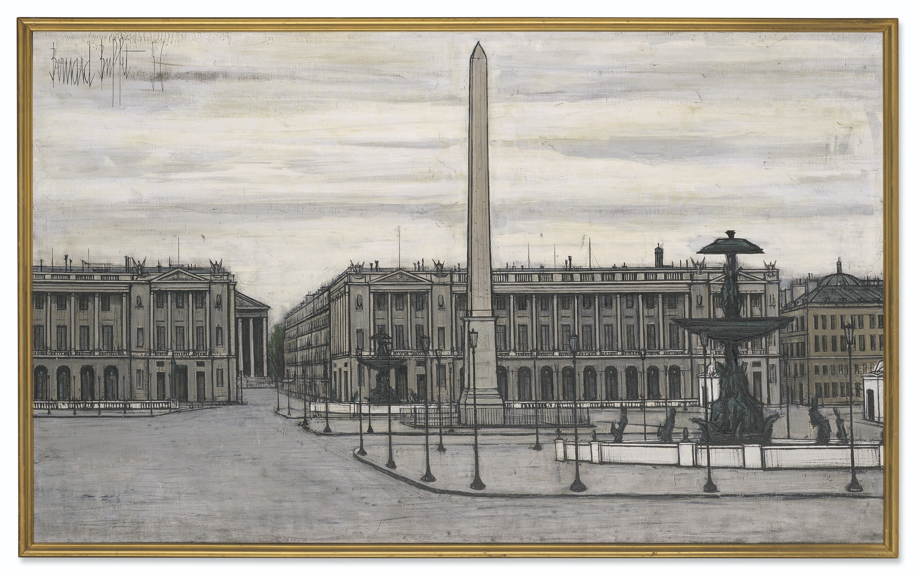 Bernard Buffet — Площадь Согласия, изображение 2