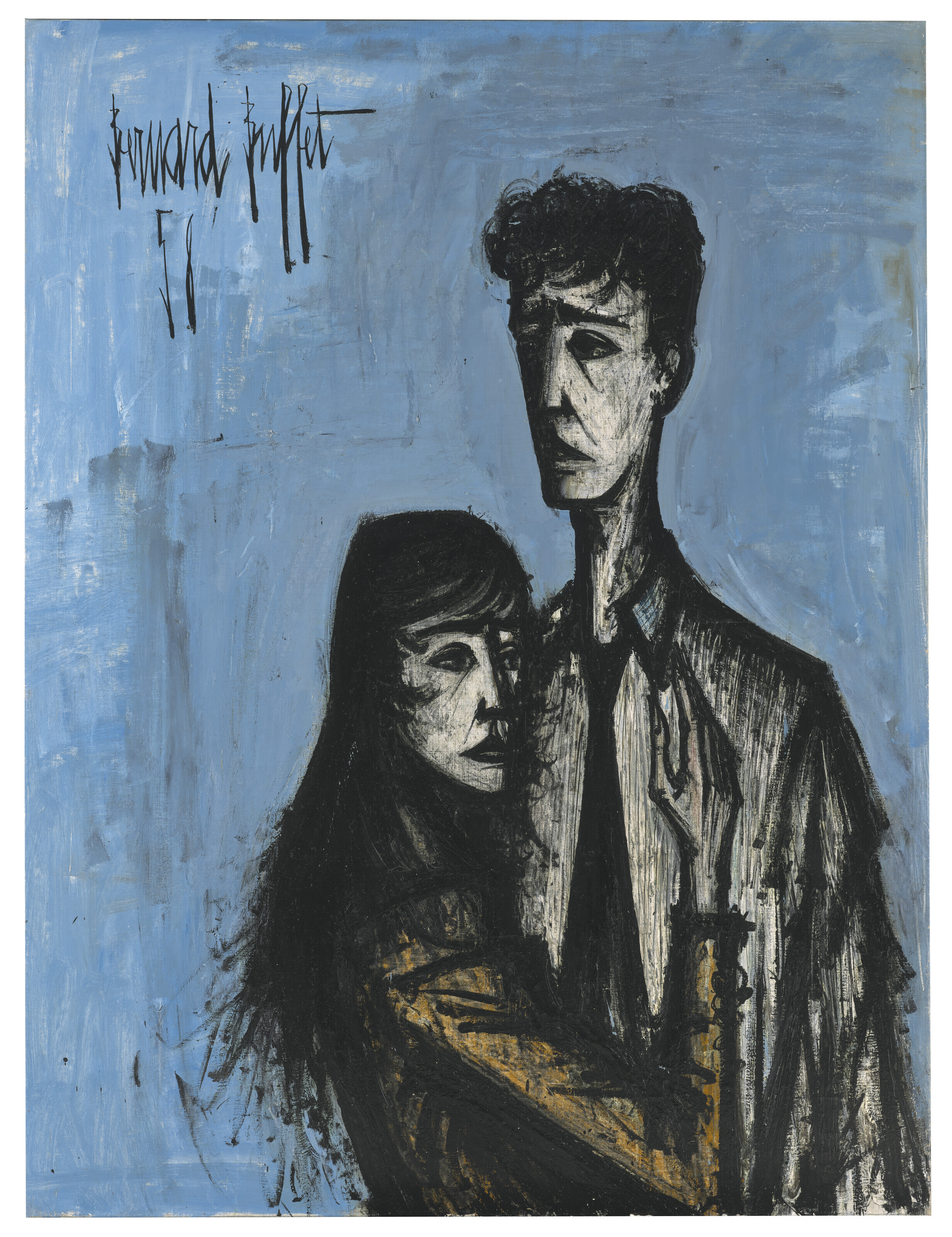 Bernard Buffet — Влюбленные, изображение 2