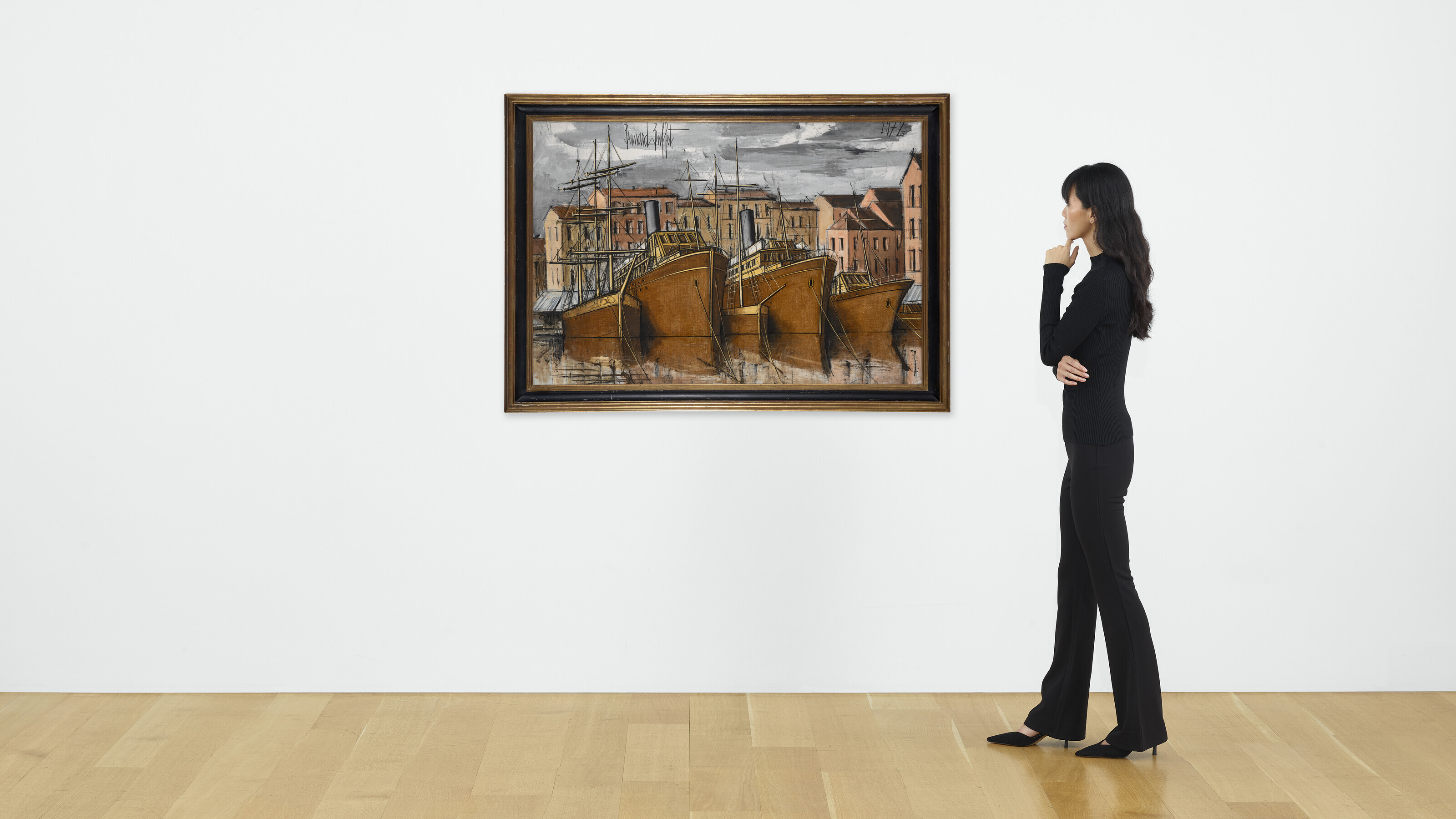 Bernard Buffet — Сен-Тропе, набережная Сюффрен, изображение 3