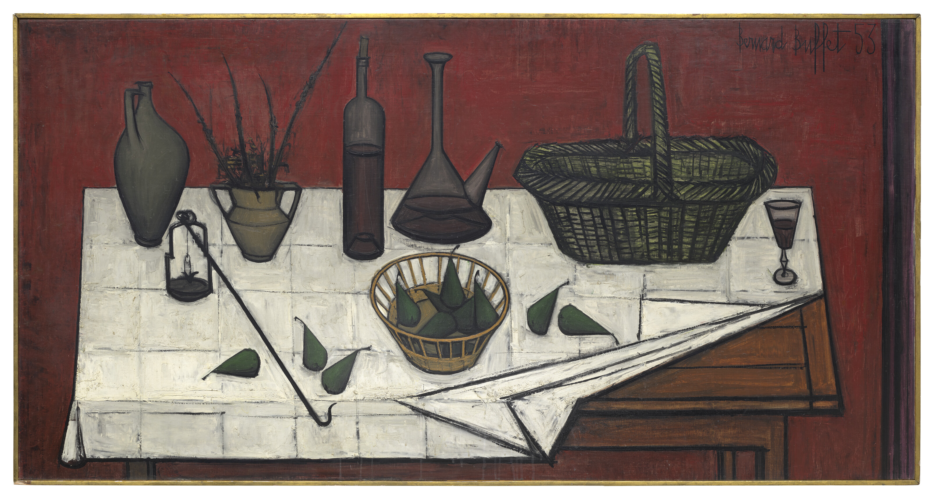 Bernard Buffet — Смерть природы за одним столом, изображение 2