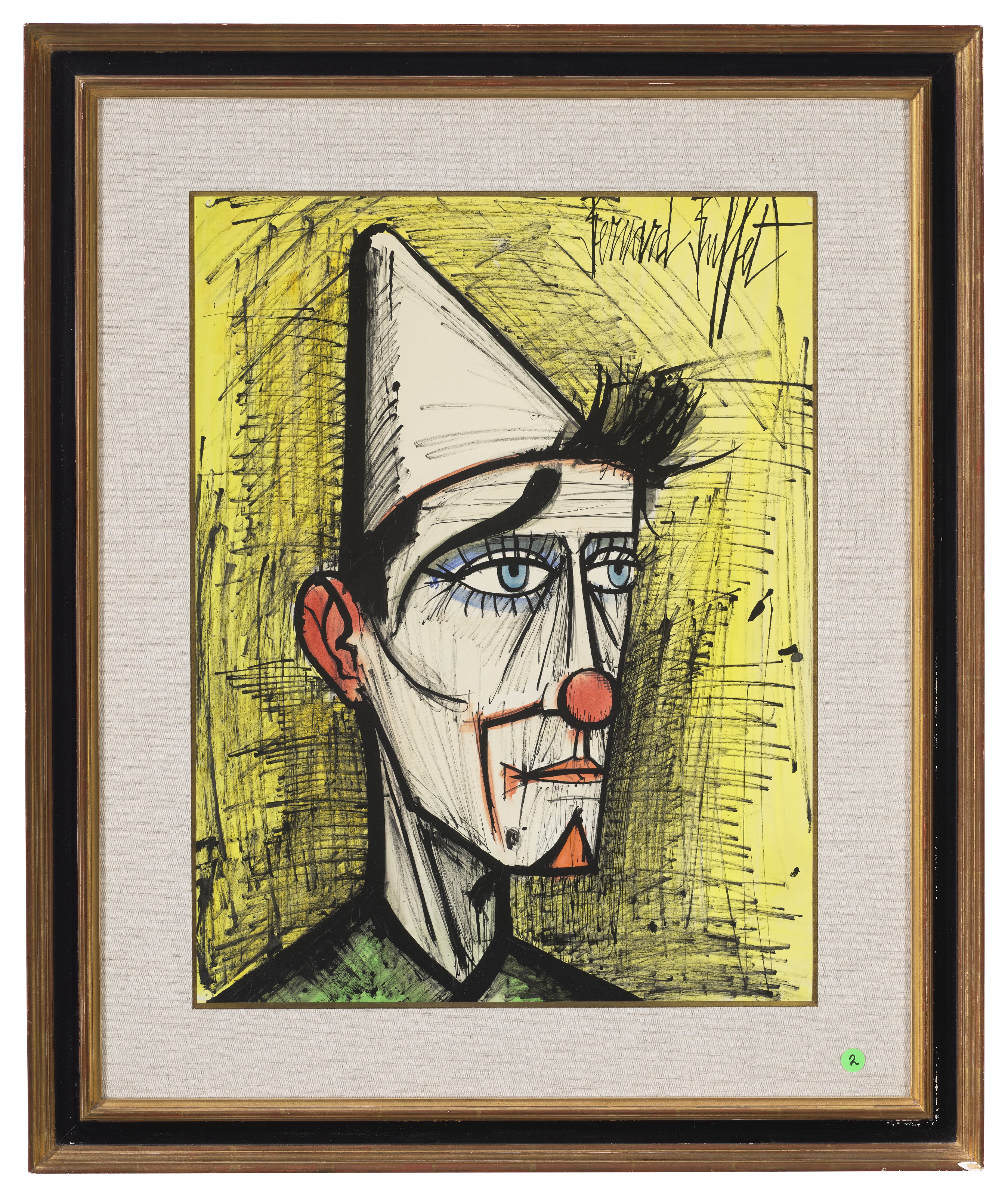 Bernard Buffet — Клоун, любящий Жона, изображение 2