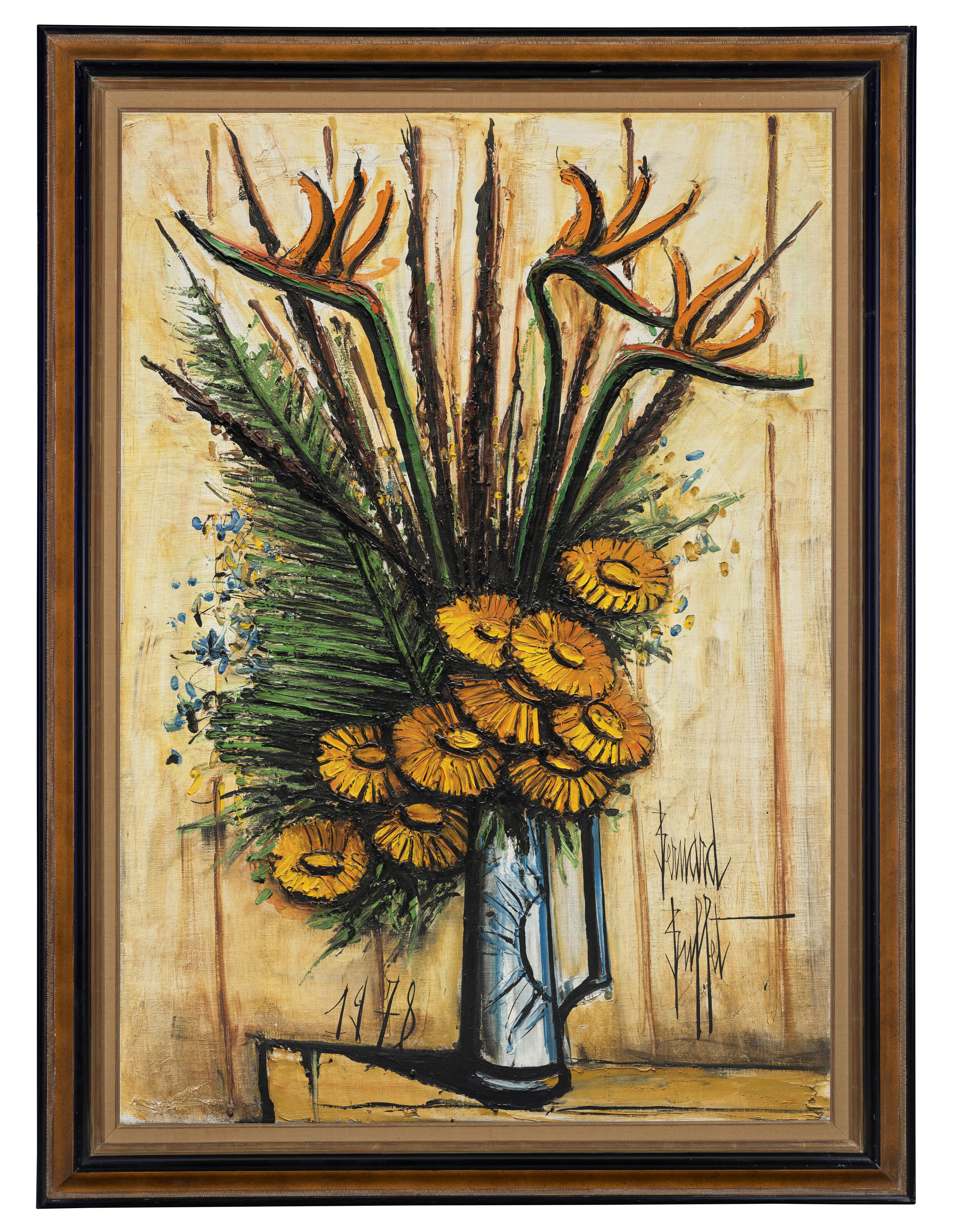 Bernard Buffet — Букет цветов в горшочке, изображение 4