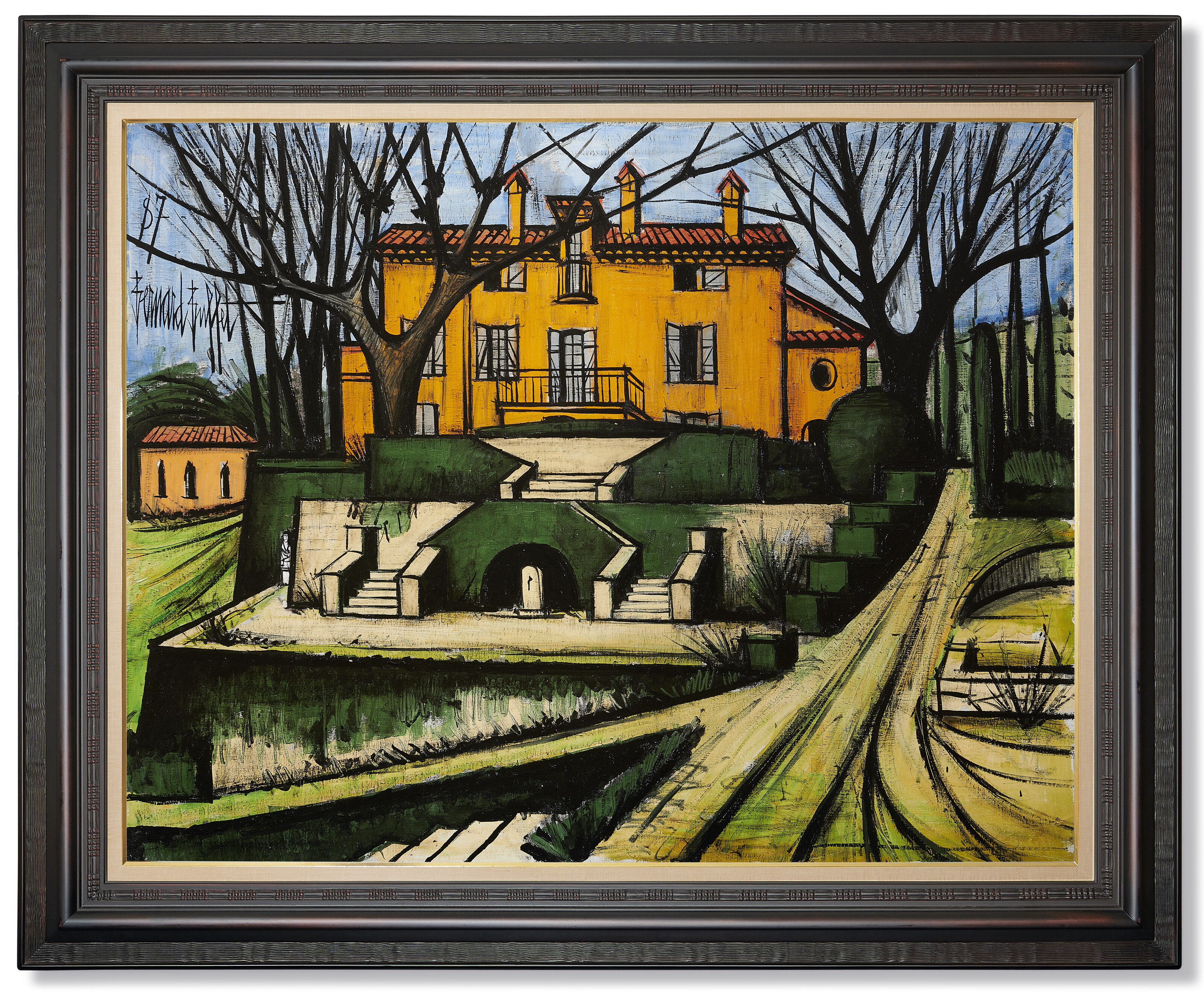 Bernard Buffet — Террасы в Ла-Боме, изображение 2