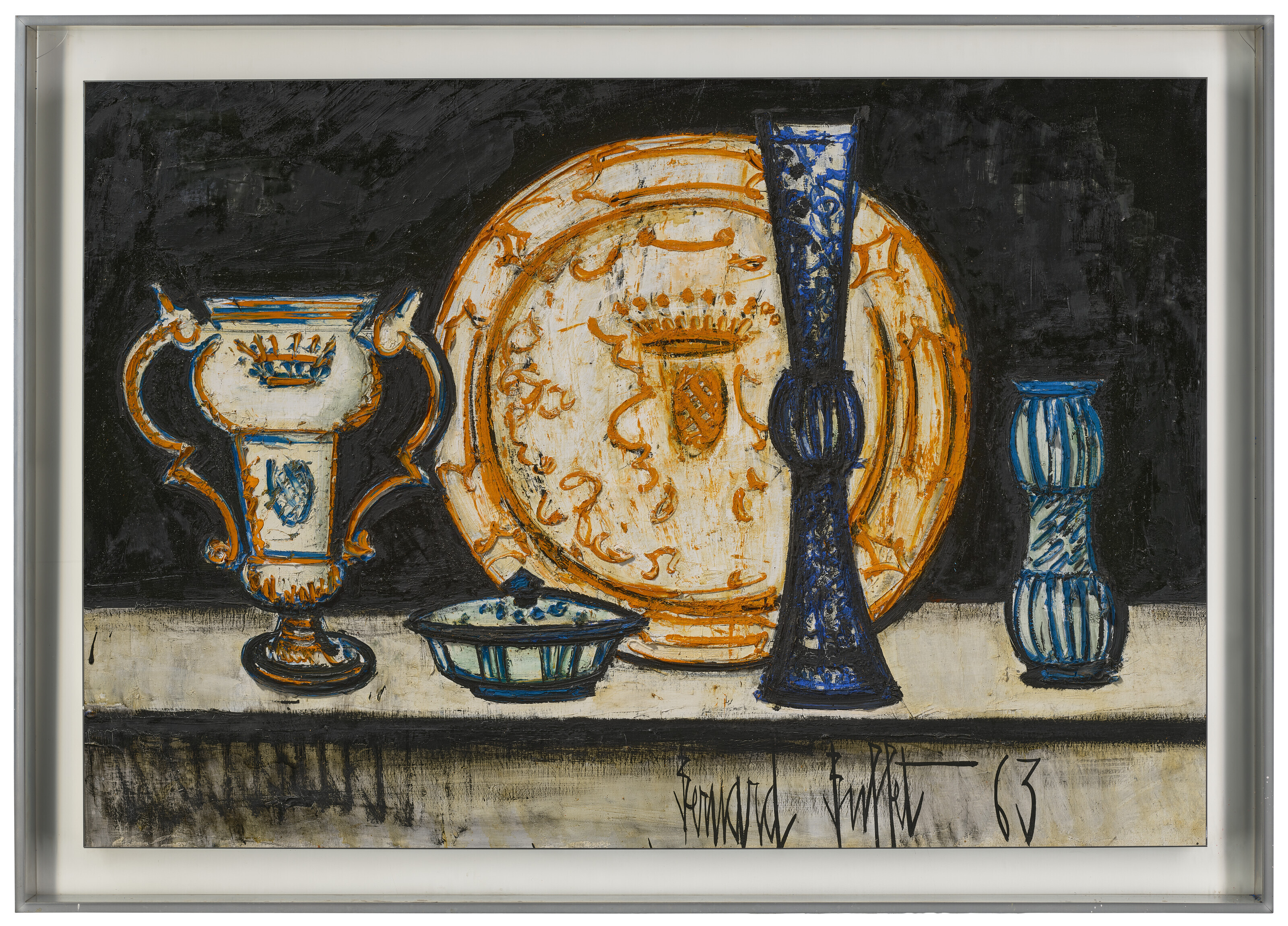 Bernard Buffet — Смерть природы среди ваз из Мустье, изображение 2