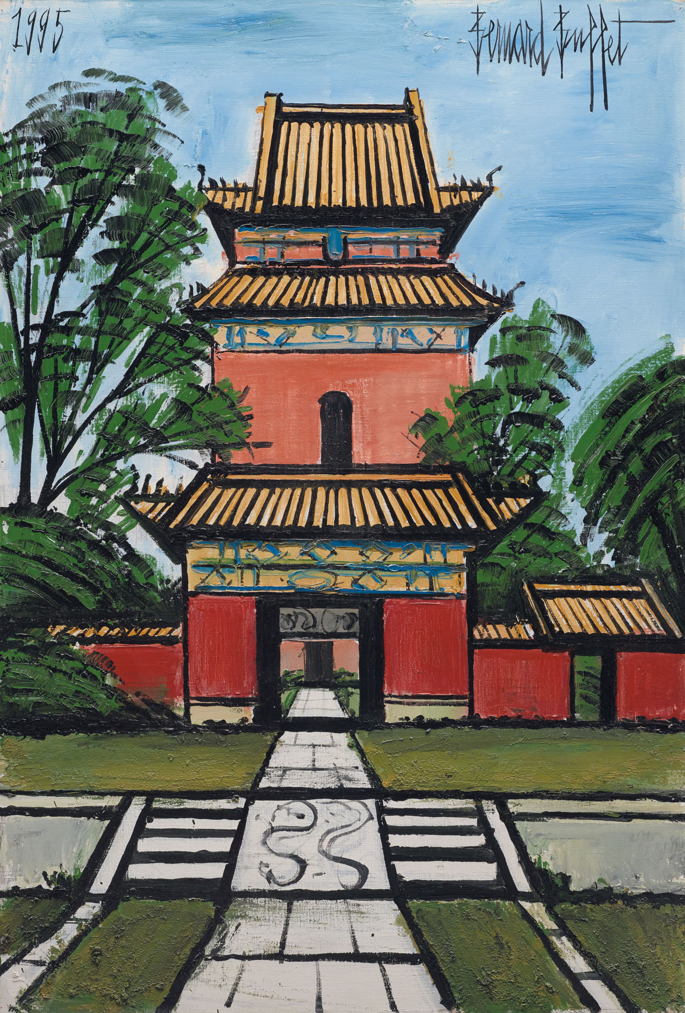 Bernard Buffet — Могилы Минг, Джинглинг и Йонлинг, изображение 1