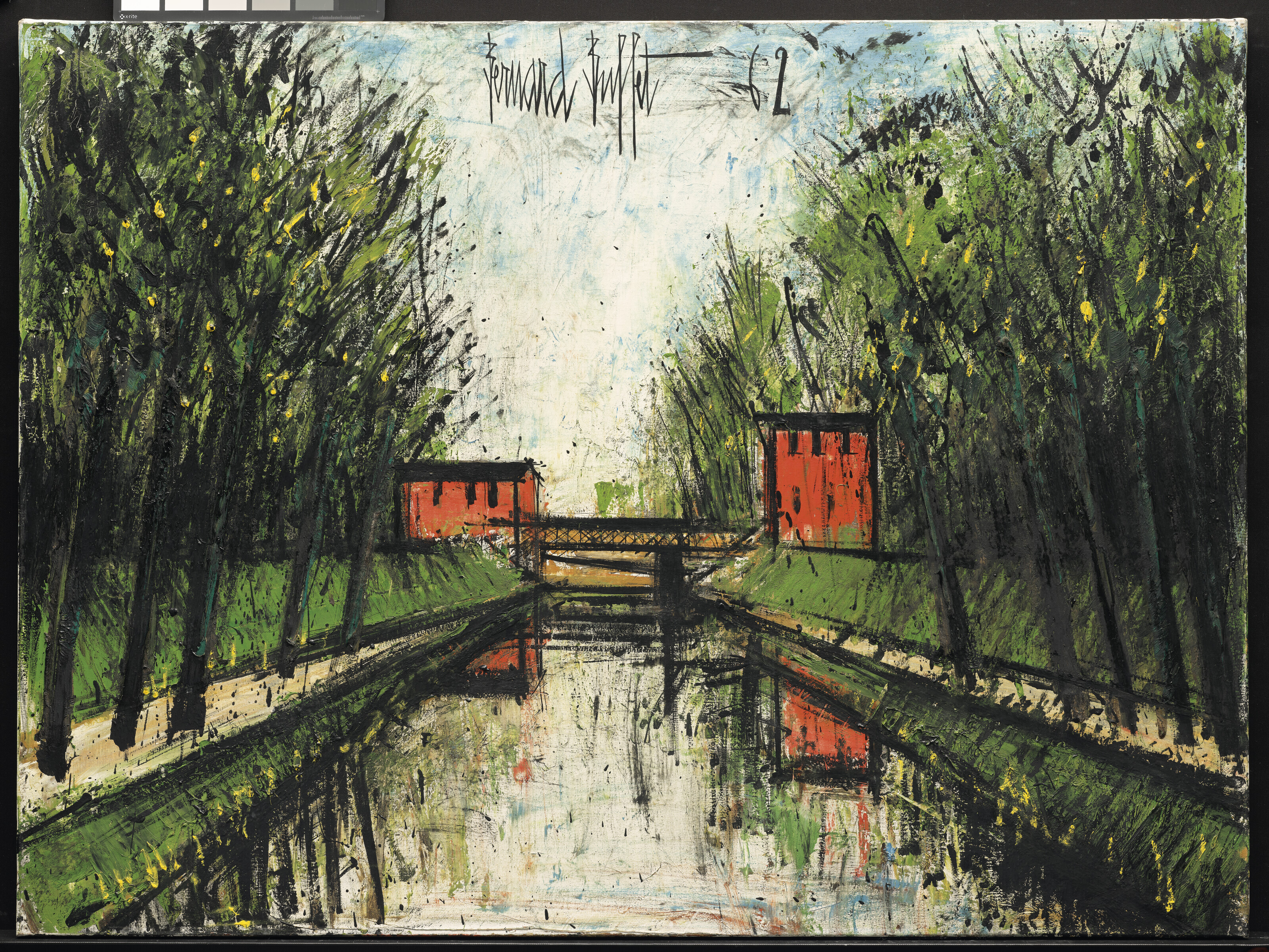 Bernard Buffet — Ле-Канал, окрестности Эвро, изображение 2