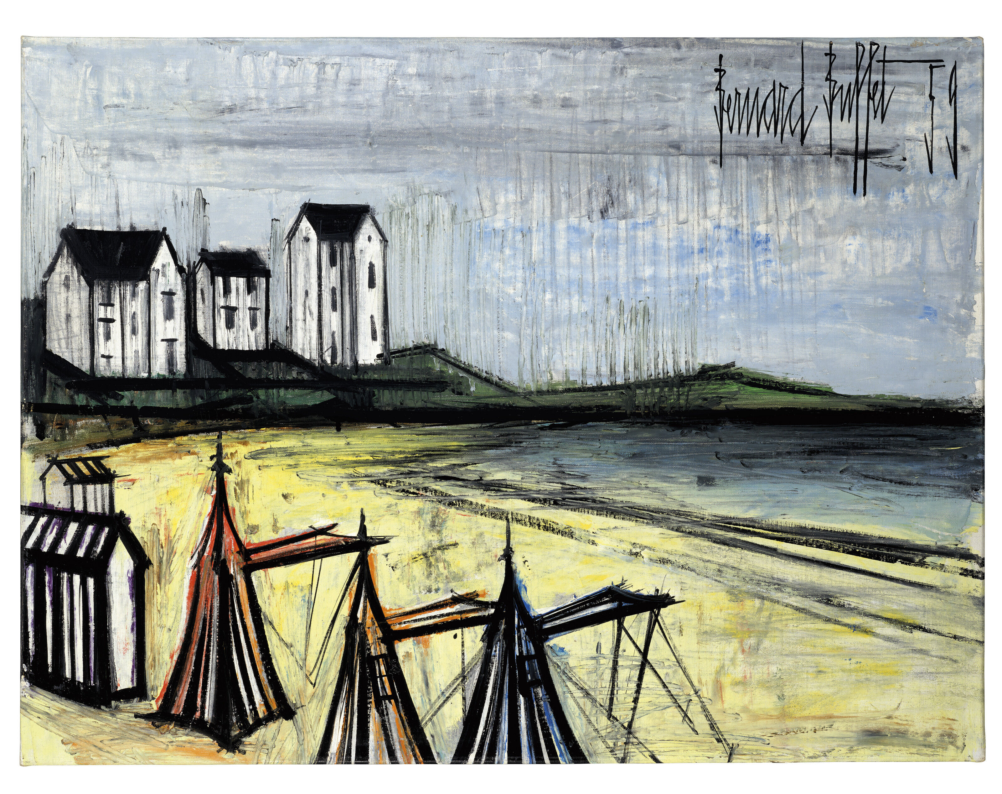 Bernard Buffet — Пляж, изображение 2