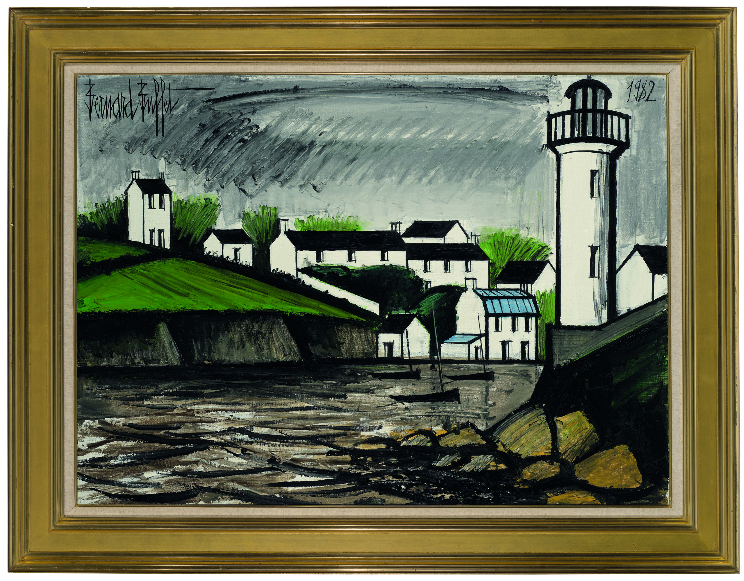 Bernard Buffet — Река в Бретани, изображение 3