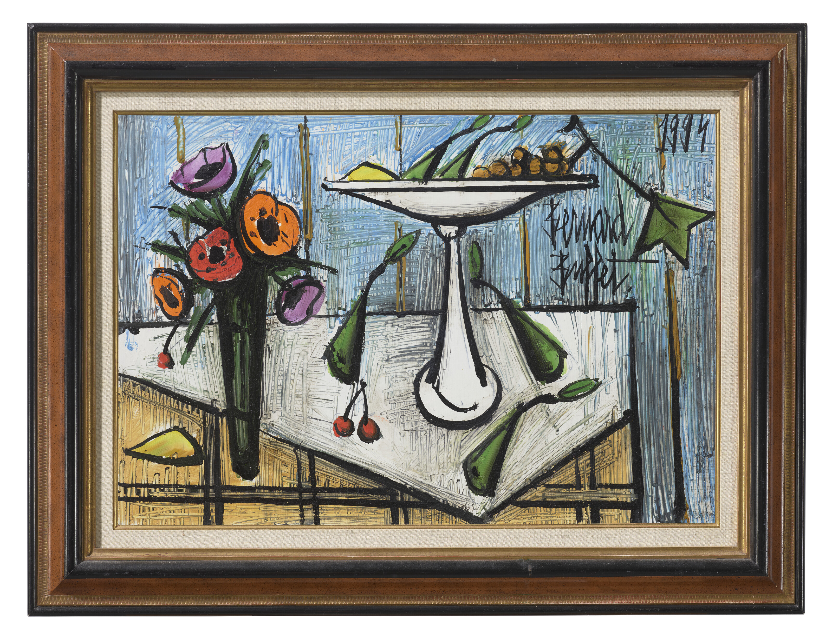 Bernard Buffet — Анемоны и компотье, изображение 2