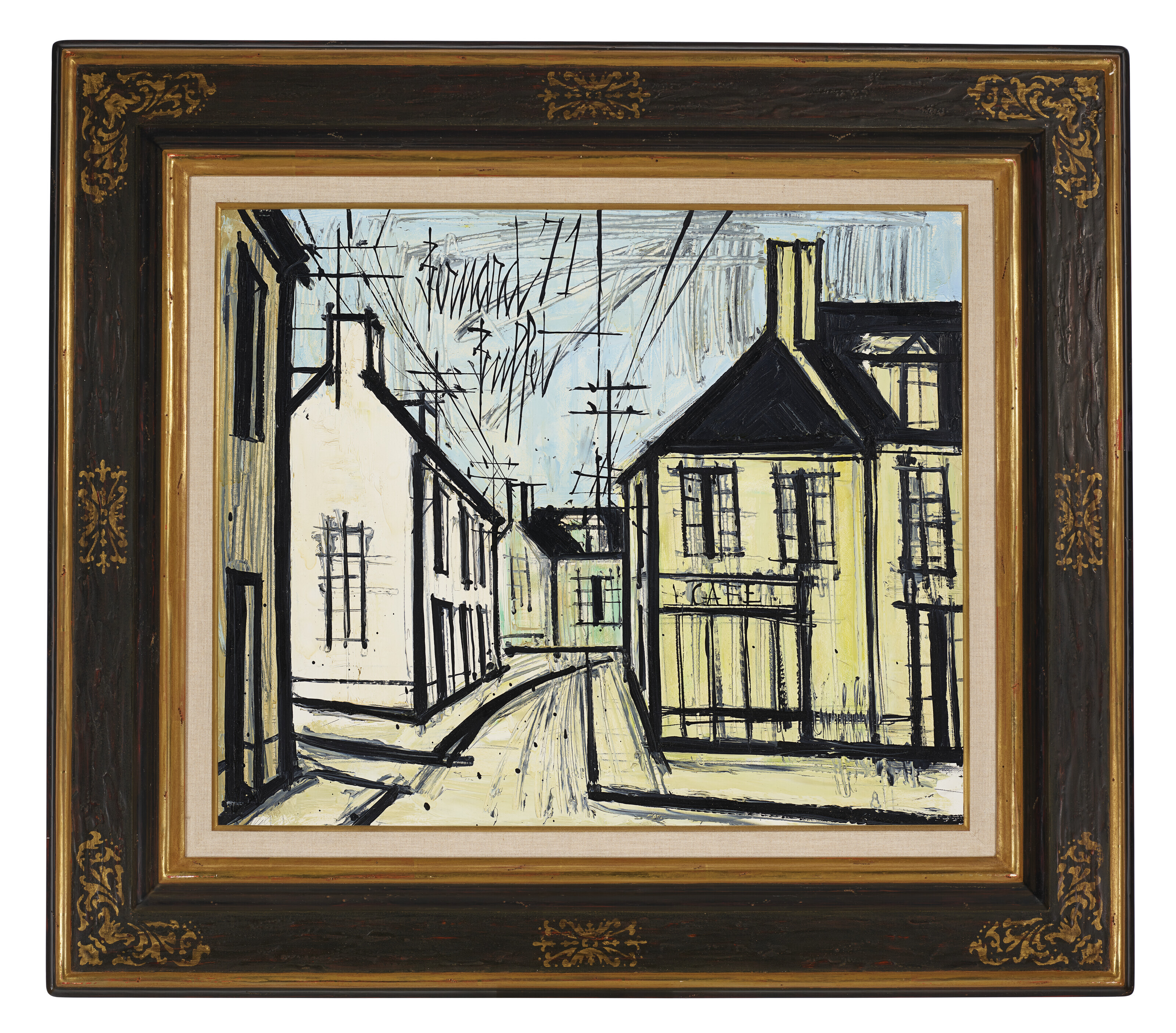 Bernard Buffet — Кафе в бане, изображение 2
