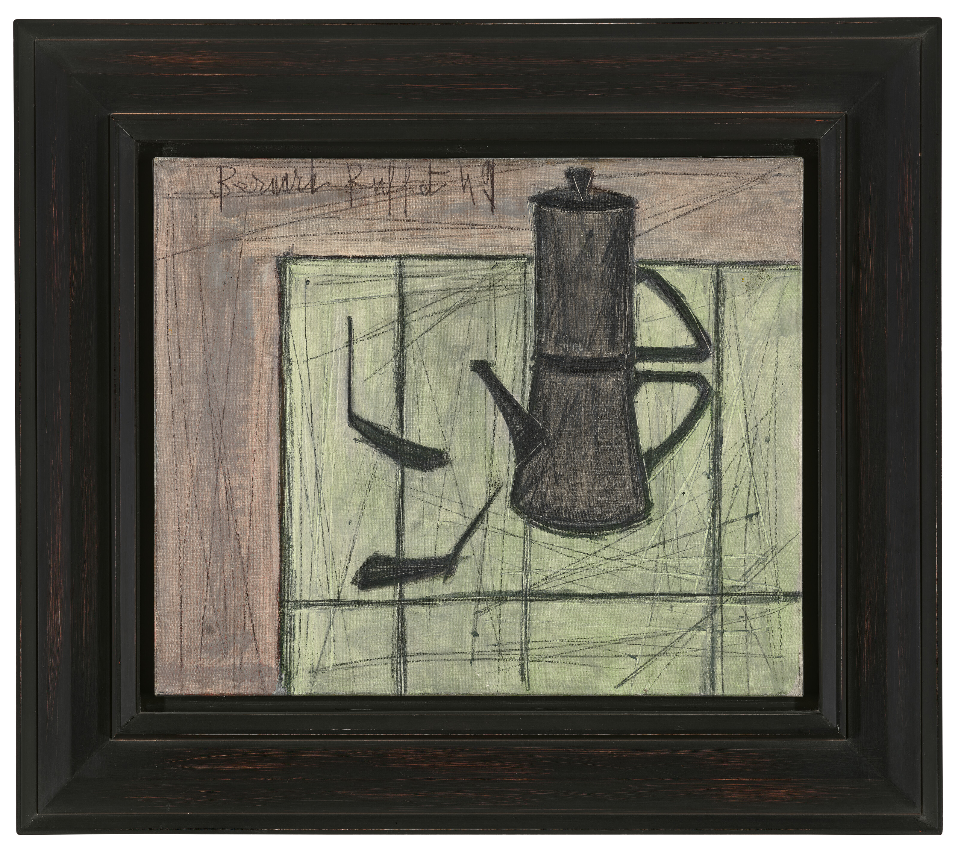 Bernard Buffet — Смерть природы в кафе, изображение 2