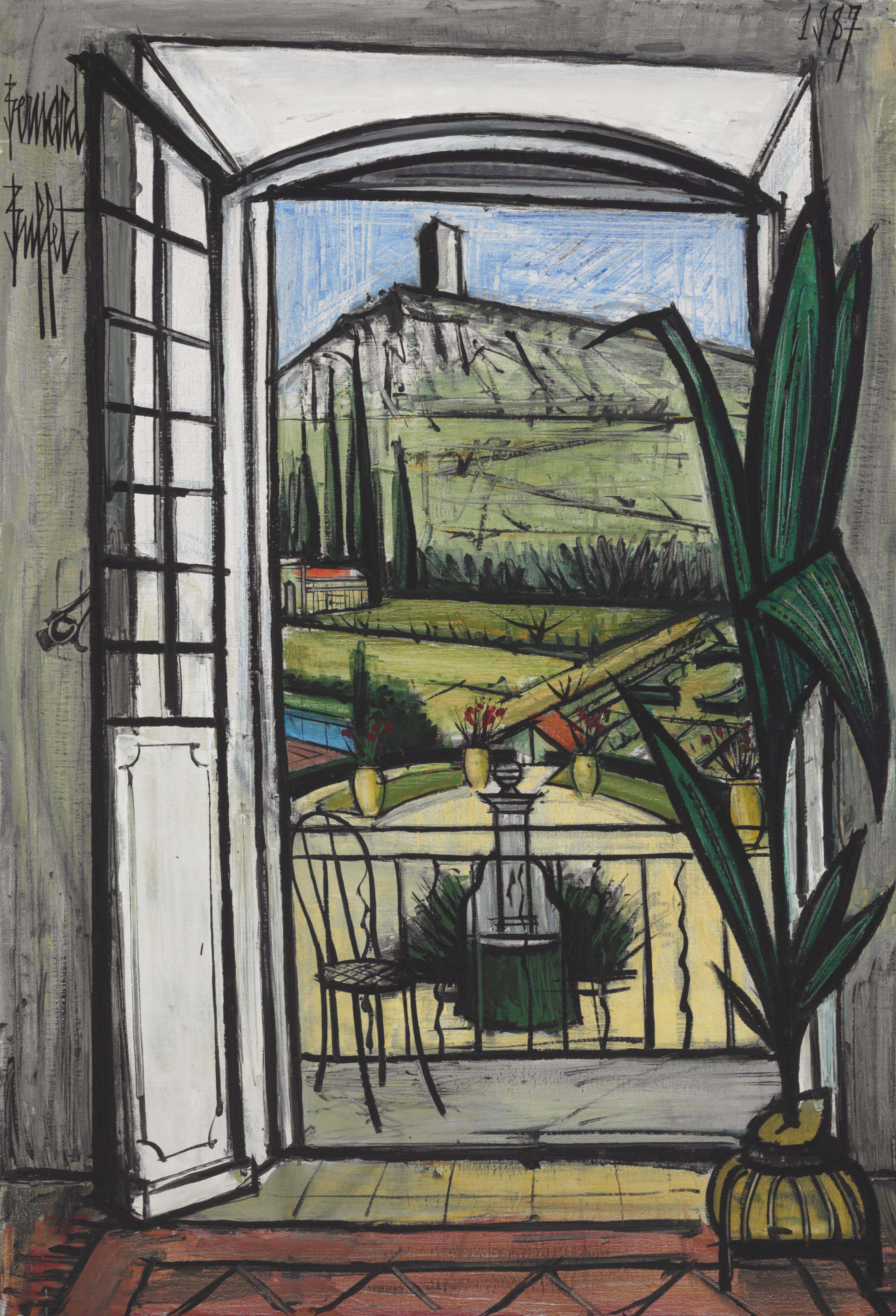 Bernard Buffet — Ла-Бом, дверь в ла-Фонтен