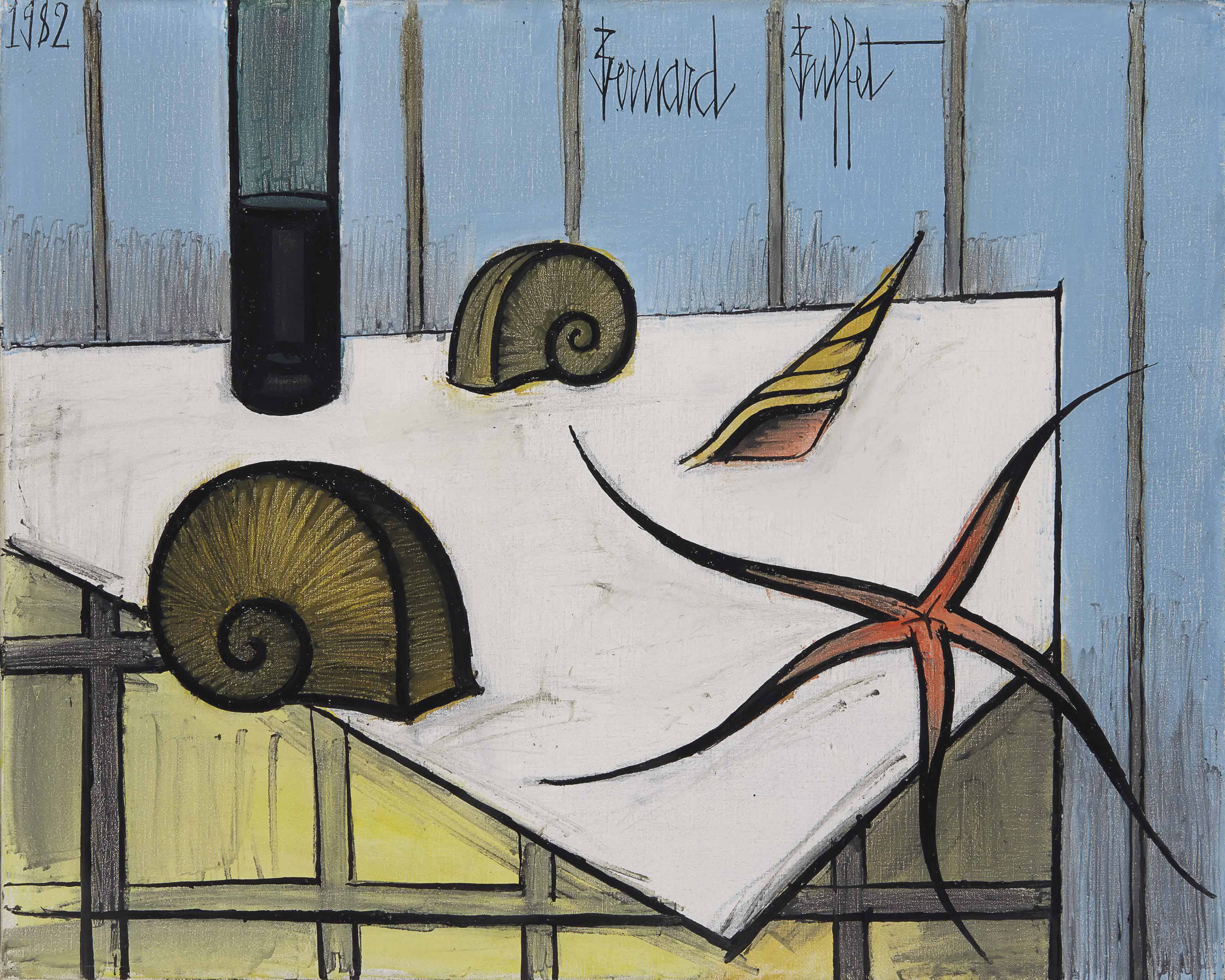 Bernard Buffet — Смерть природы как символ моря и украшений