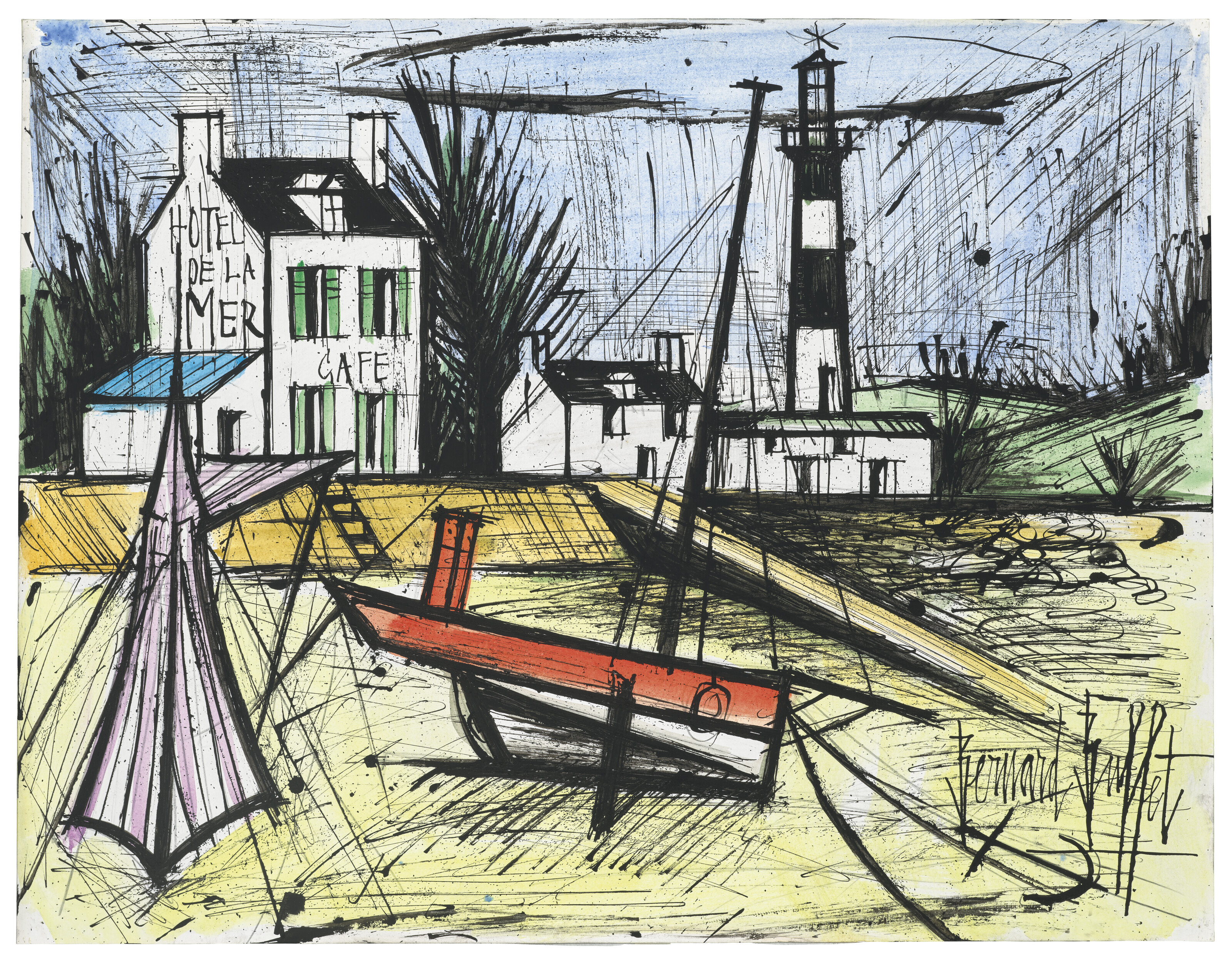 Bernard Buffet — Барк и фара, изображение 2