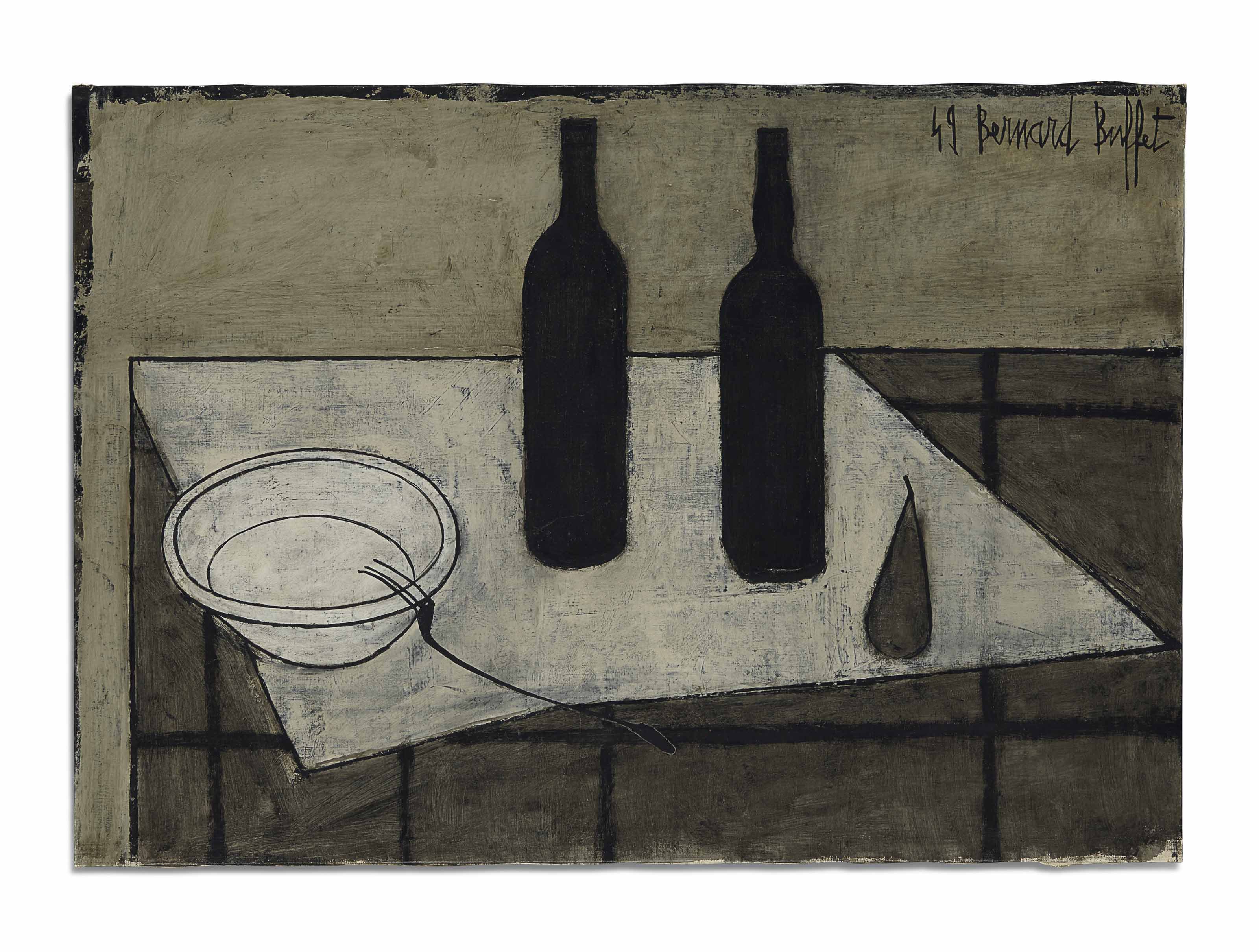 Bernard Buffet — Смерть природы в 2 бутилиях