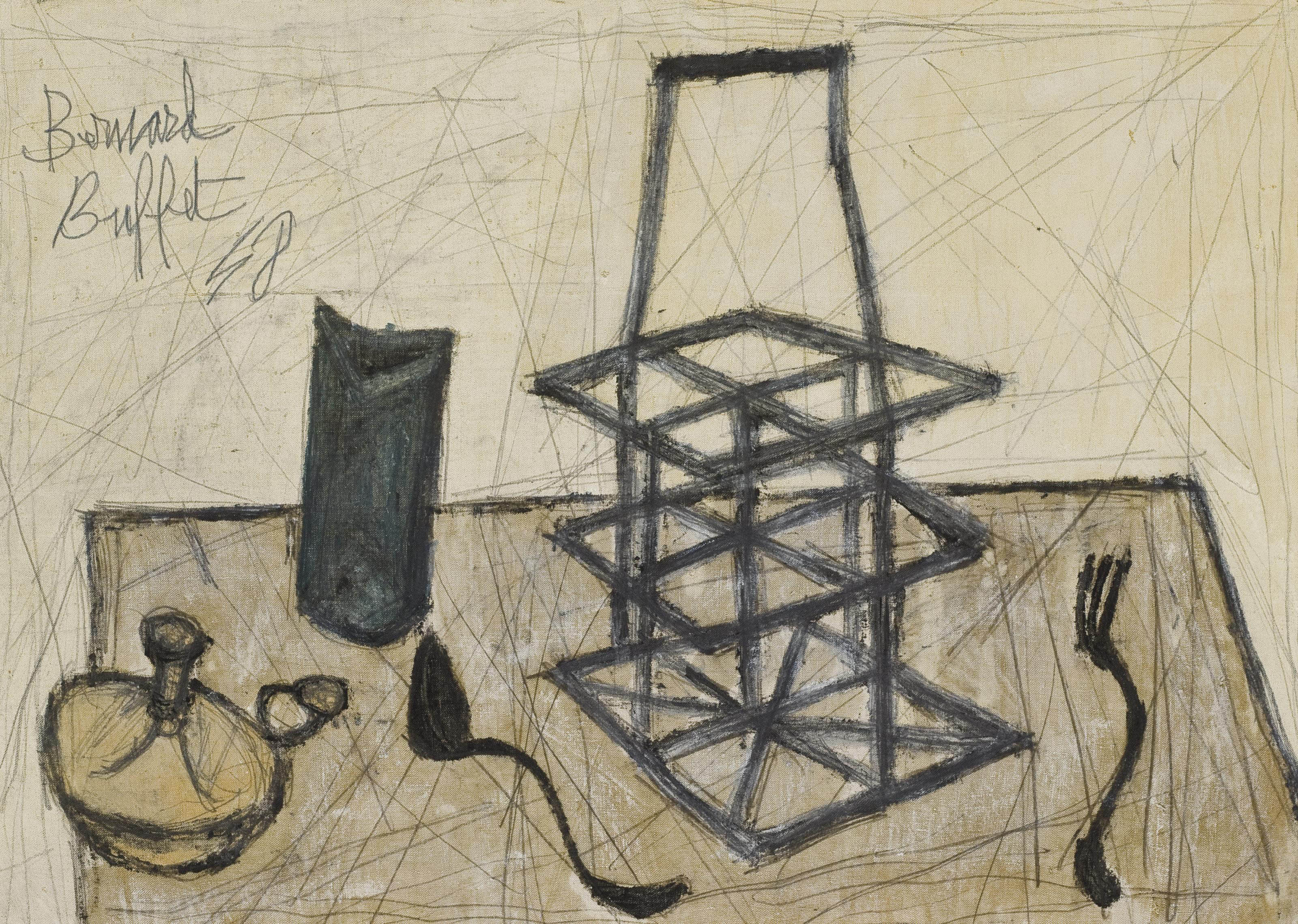 Bernard Buffet — Смерть природы у порта-бутейль