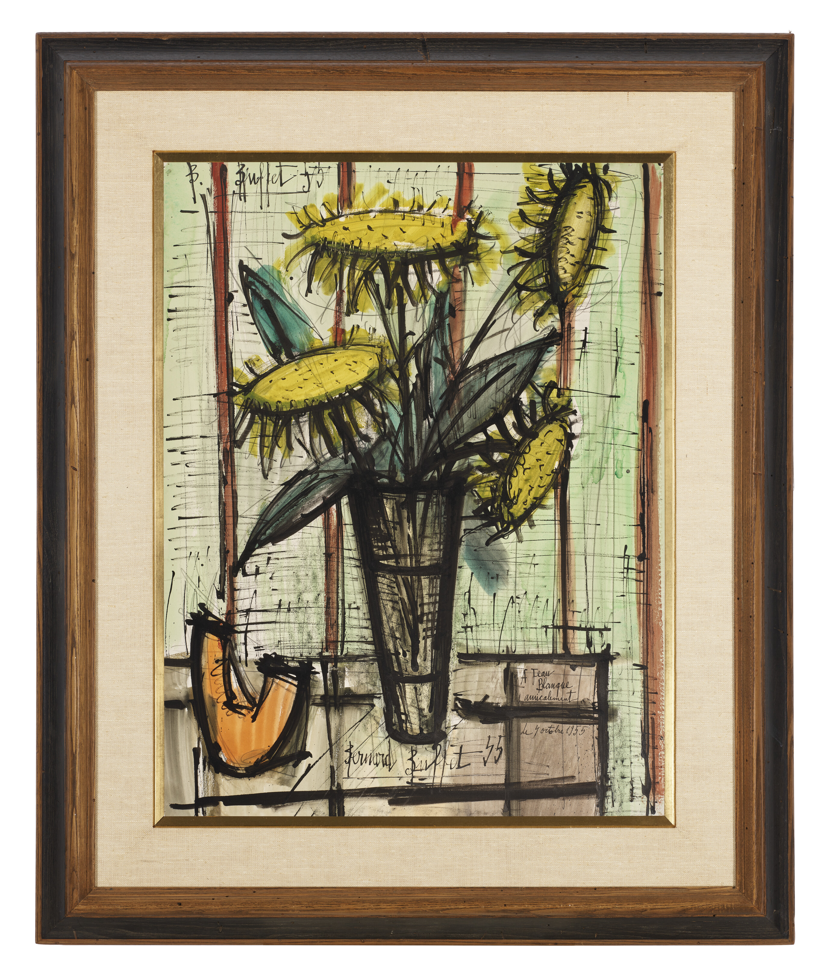 Bernard Buffet — Турнезоль с дыней, изображение 2