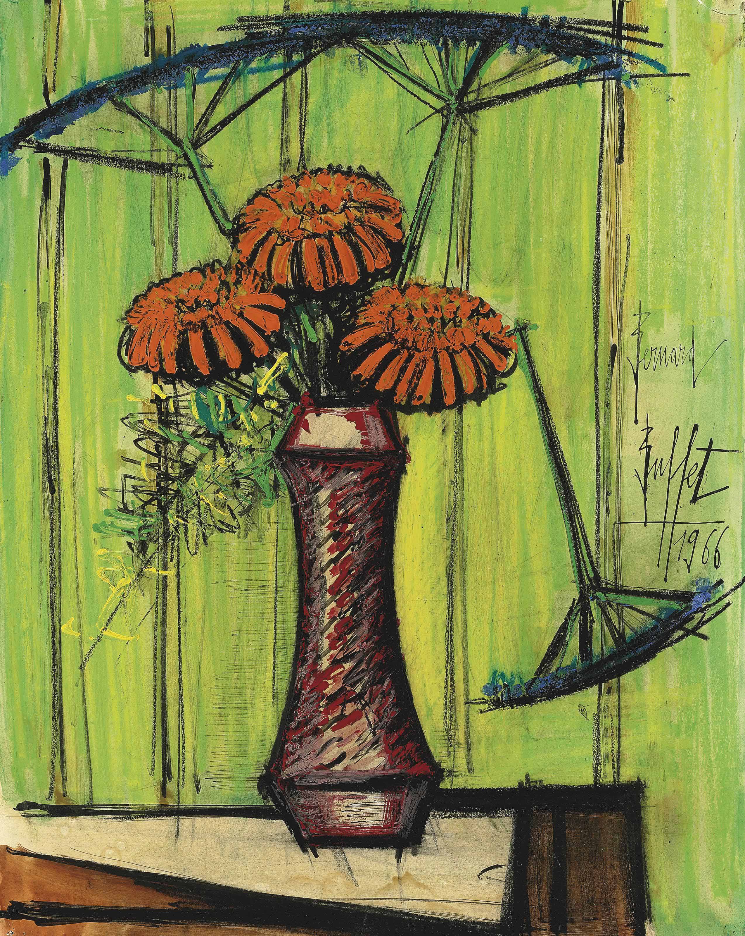 Bernard Buffet — Букет из цветов