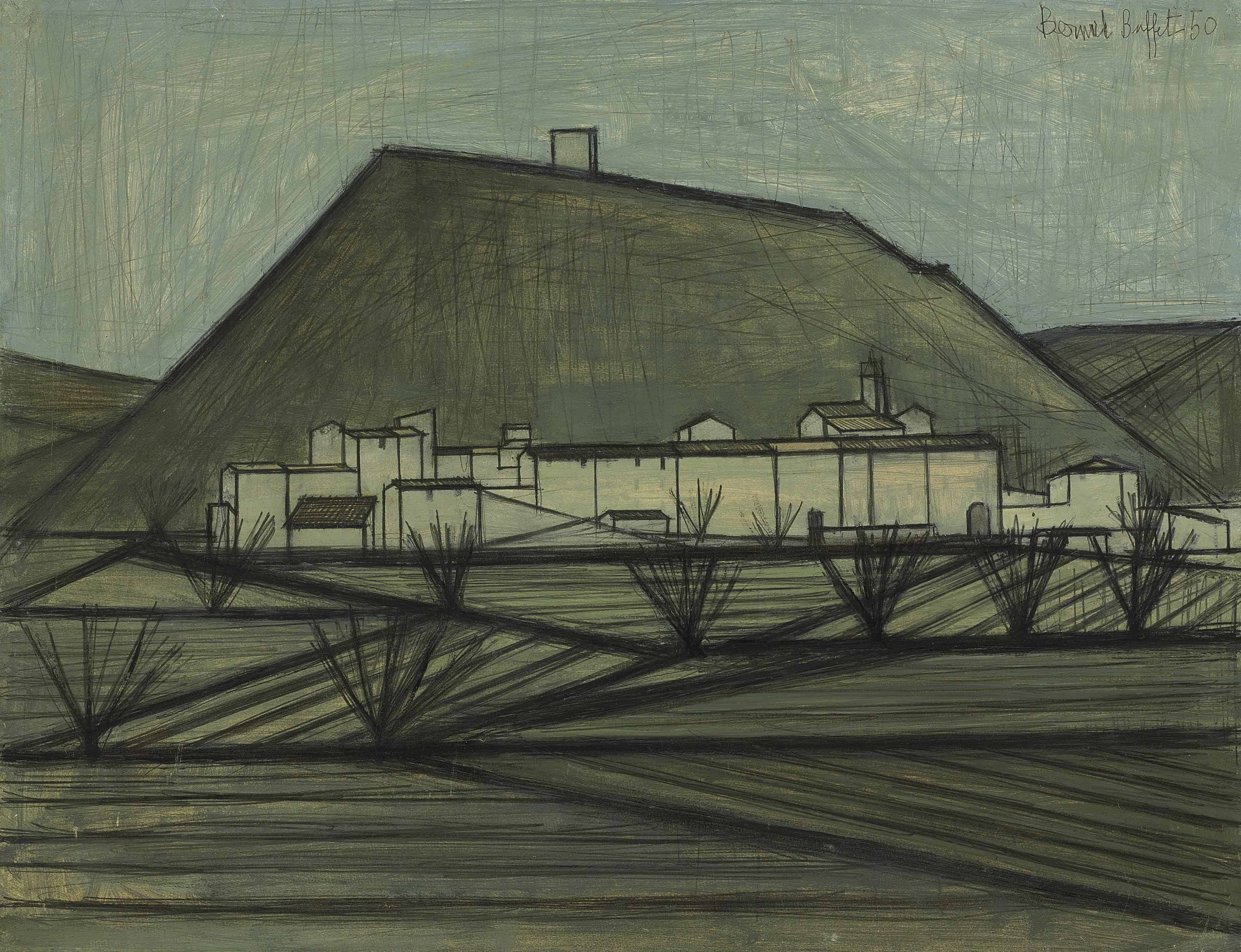 Bernard Buffet — Пейсаж-дю-Воклюз, Сен-Пакомб