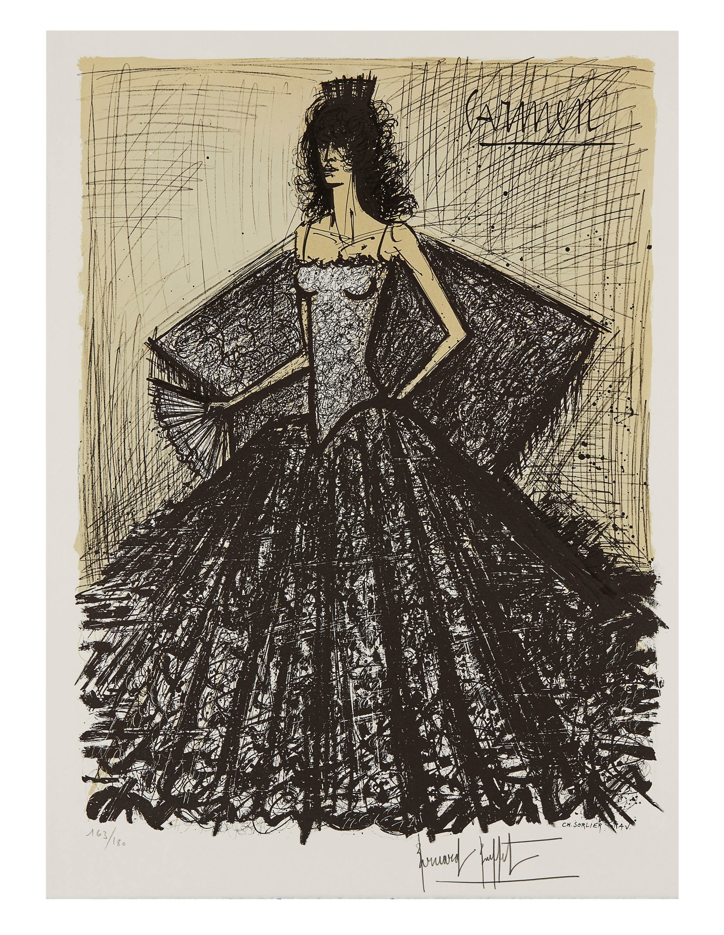Bernard Buffet — Кармен. Декорации и костюмы, изображение 1
