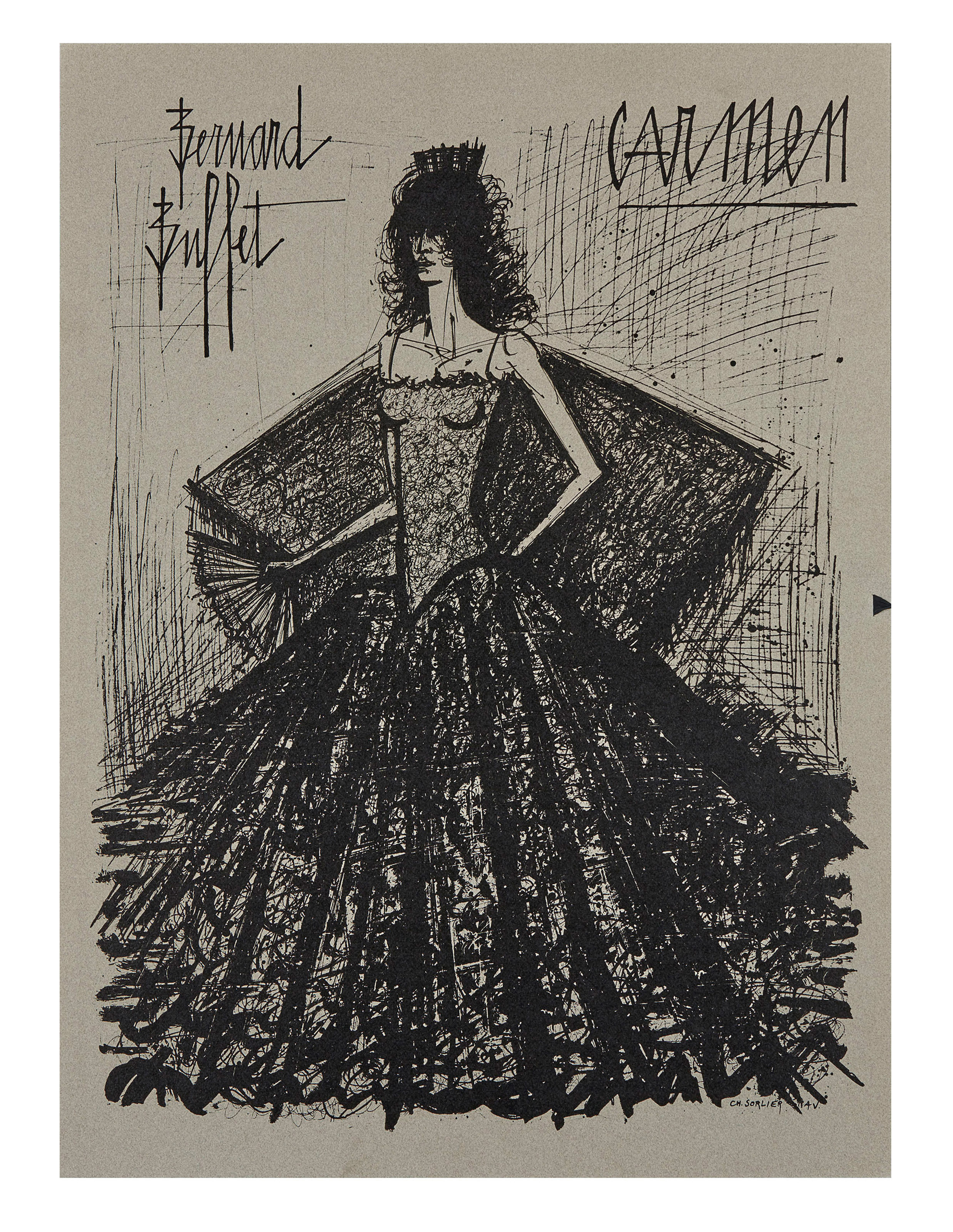 Bernard Buffet — Кармен. Декорации и костюмы, изображение 2