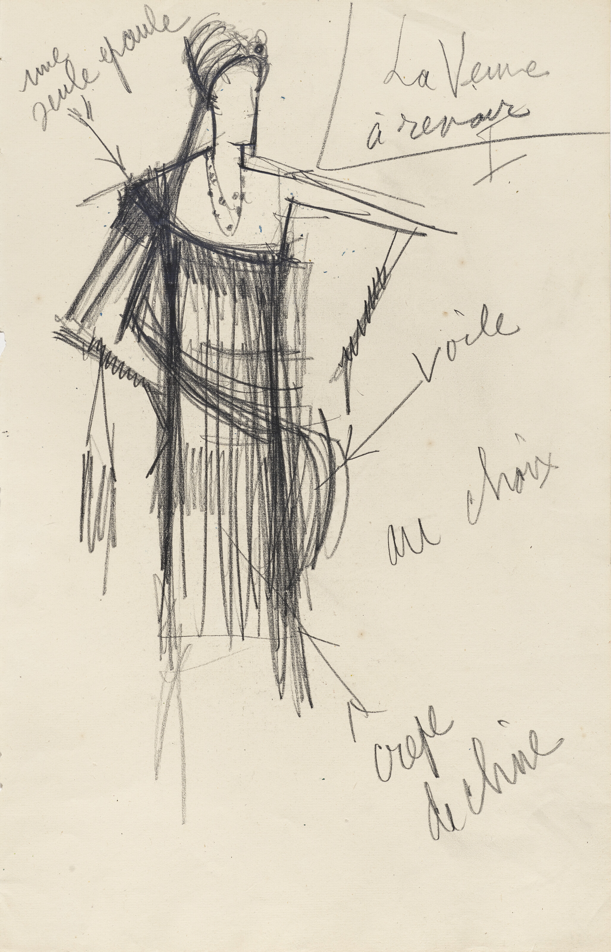 Bernard Buffet — Невеста, костюм для "Покровителя"