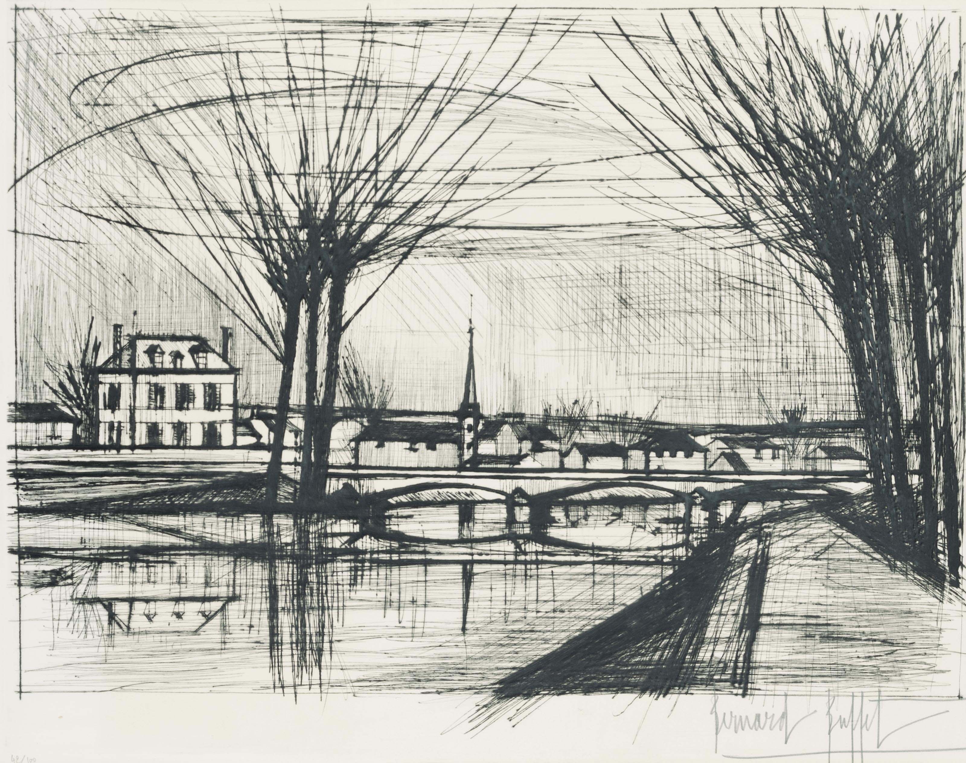 Bernard Buffet — Суассонский канал (Ривьера, 46)
