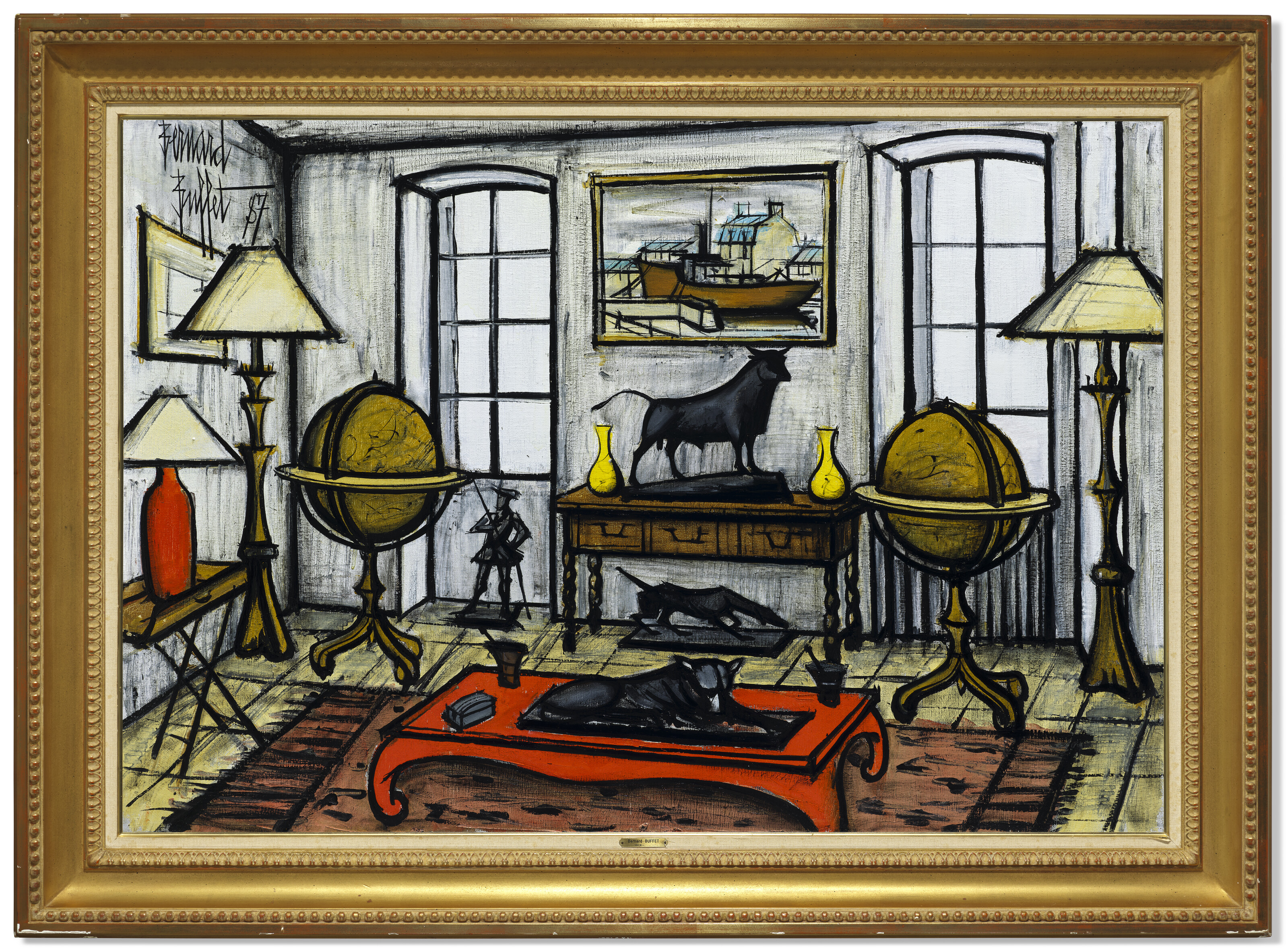 Bernard Buffet — Ла-Бом, два маппемонда, изображение 2