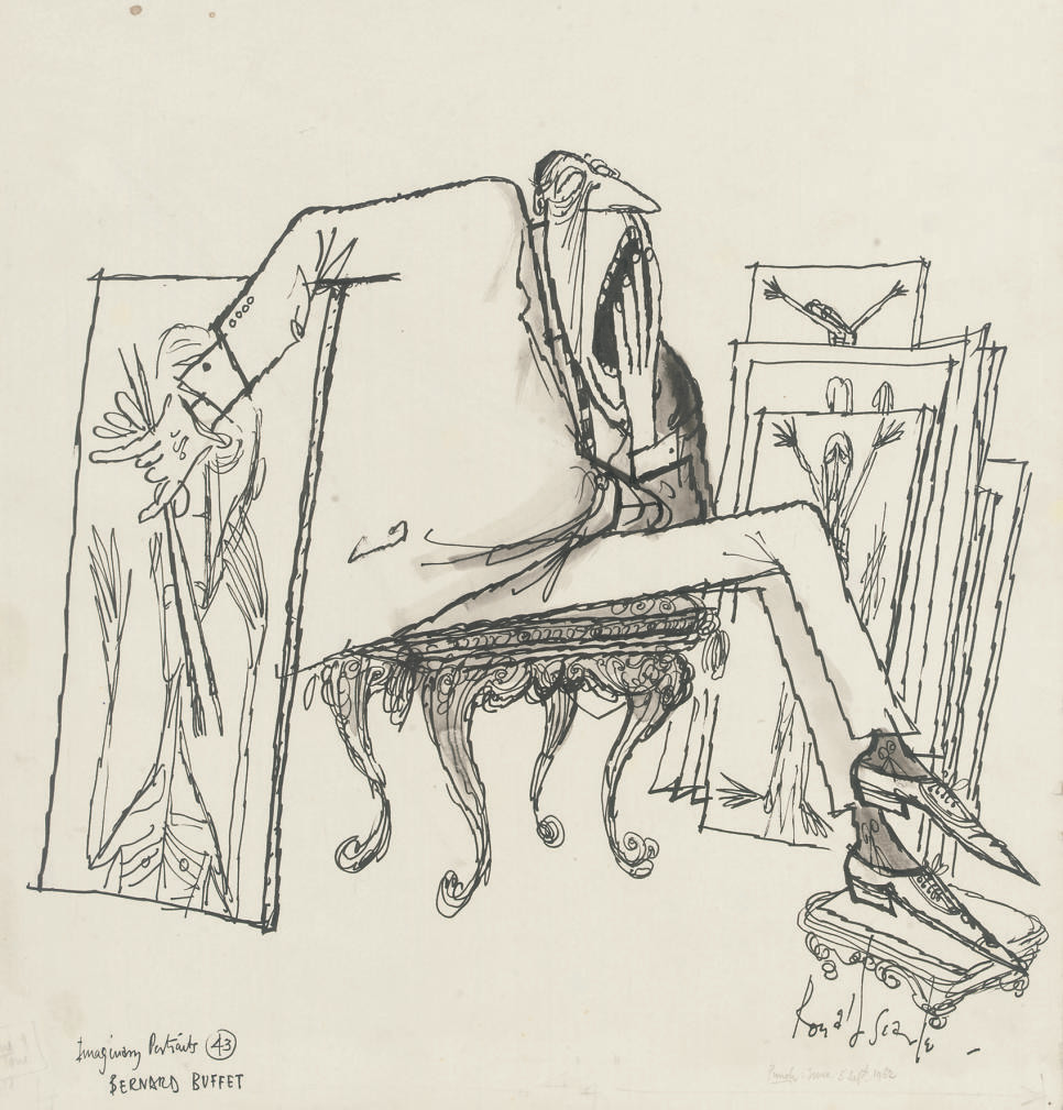 Bernard Buffet — Воображаемые портреты: Бернард Баффет