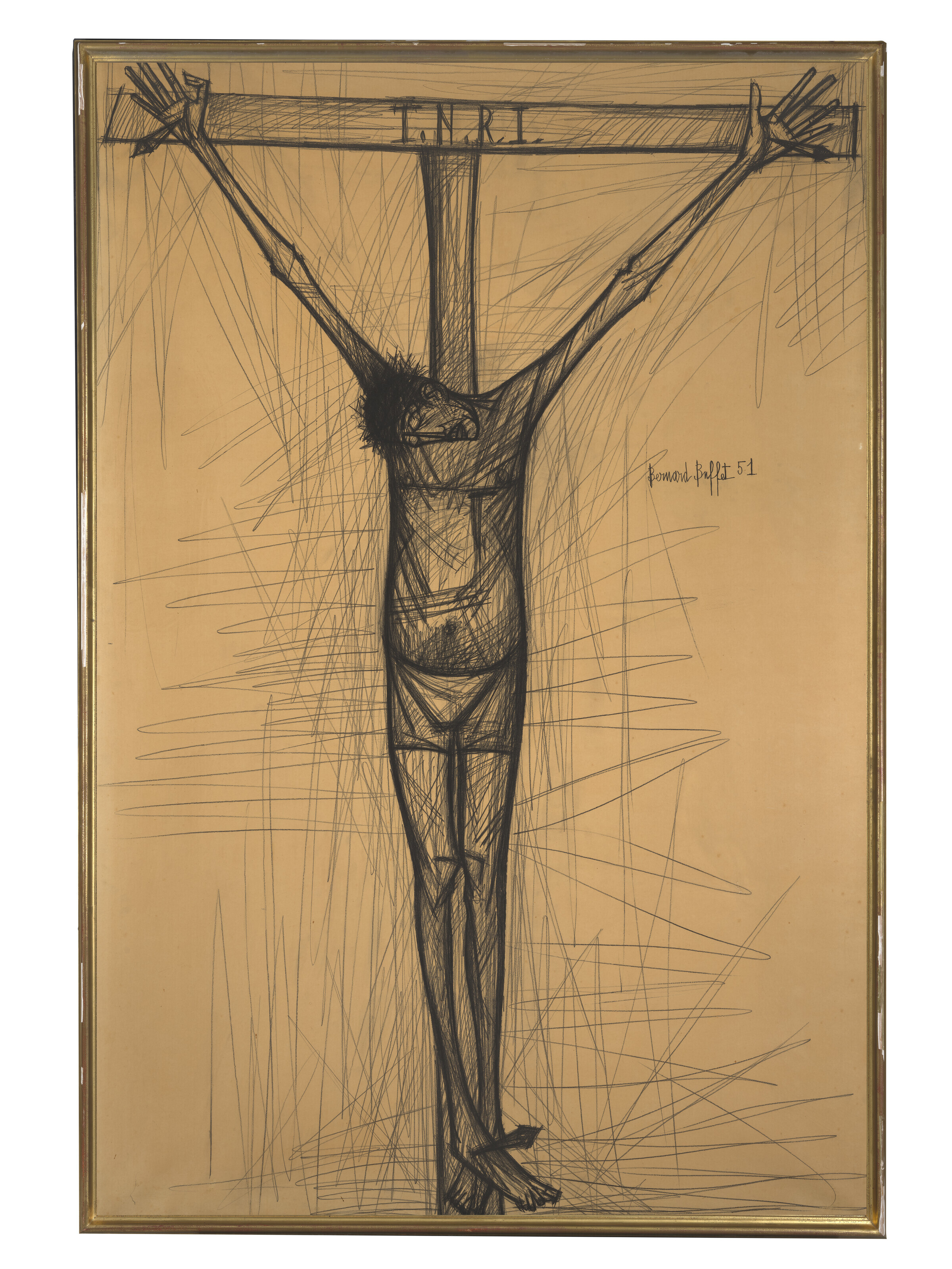Bernard Buffet — Страсти Христовы, Христос в кресте, изображение 4