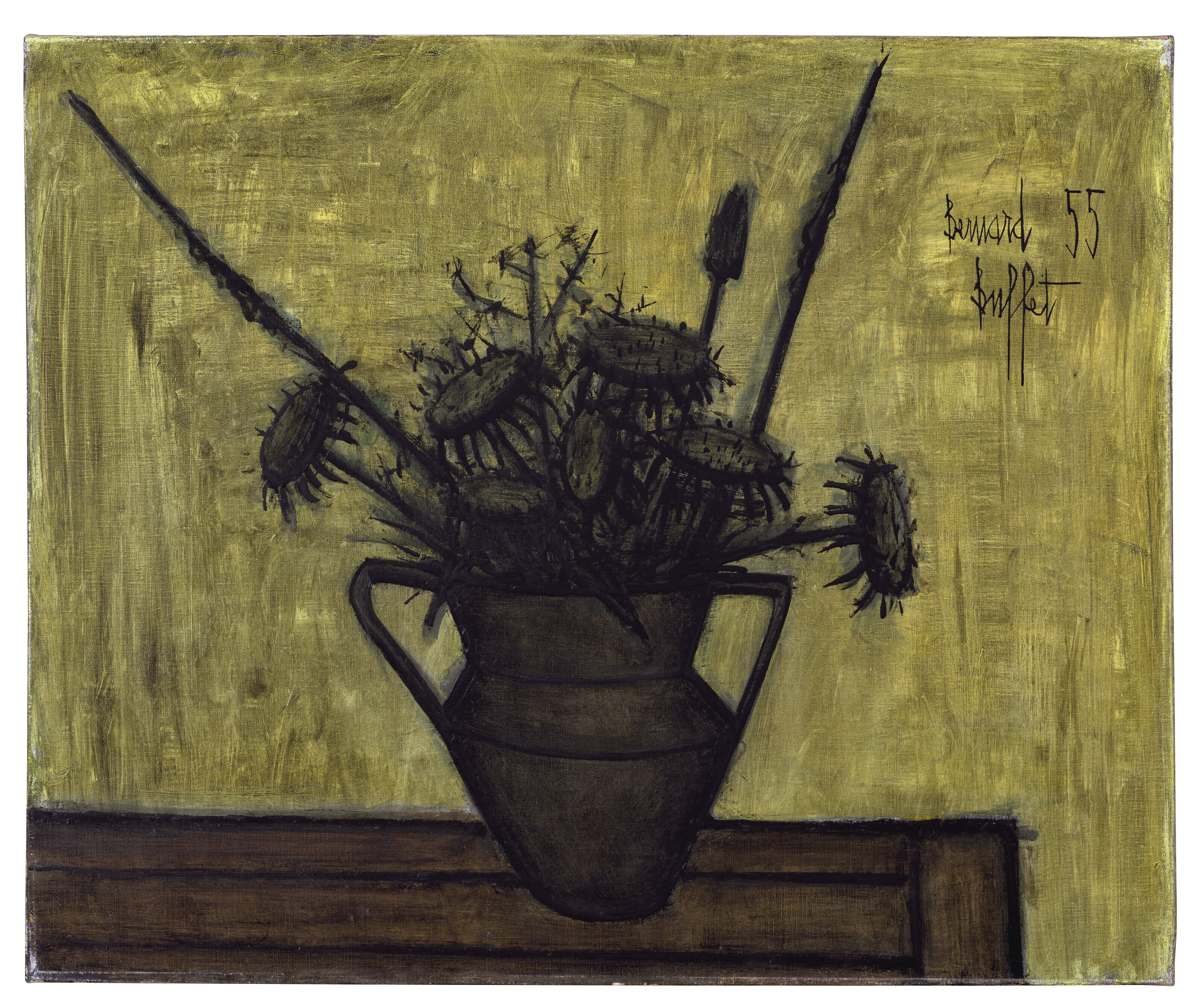 Bernard Buffet — Шардоны в вазе