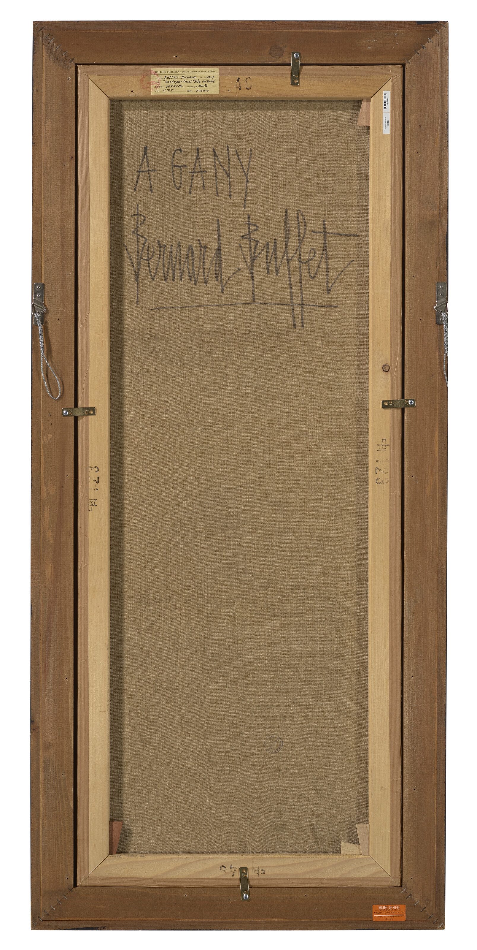 Bernard Buffet — Автопортрет, изображение 3