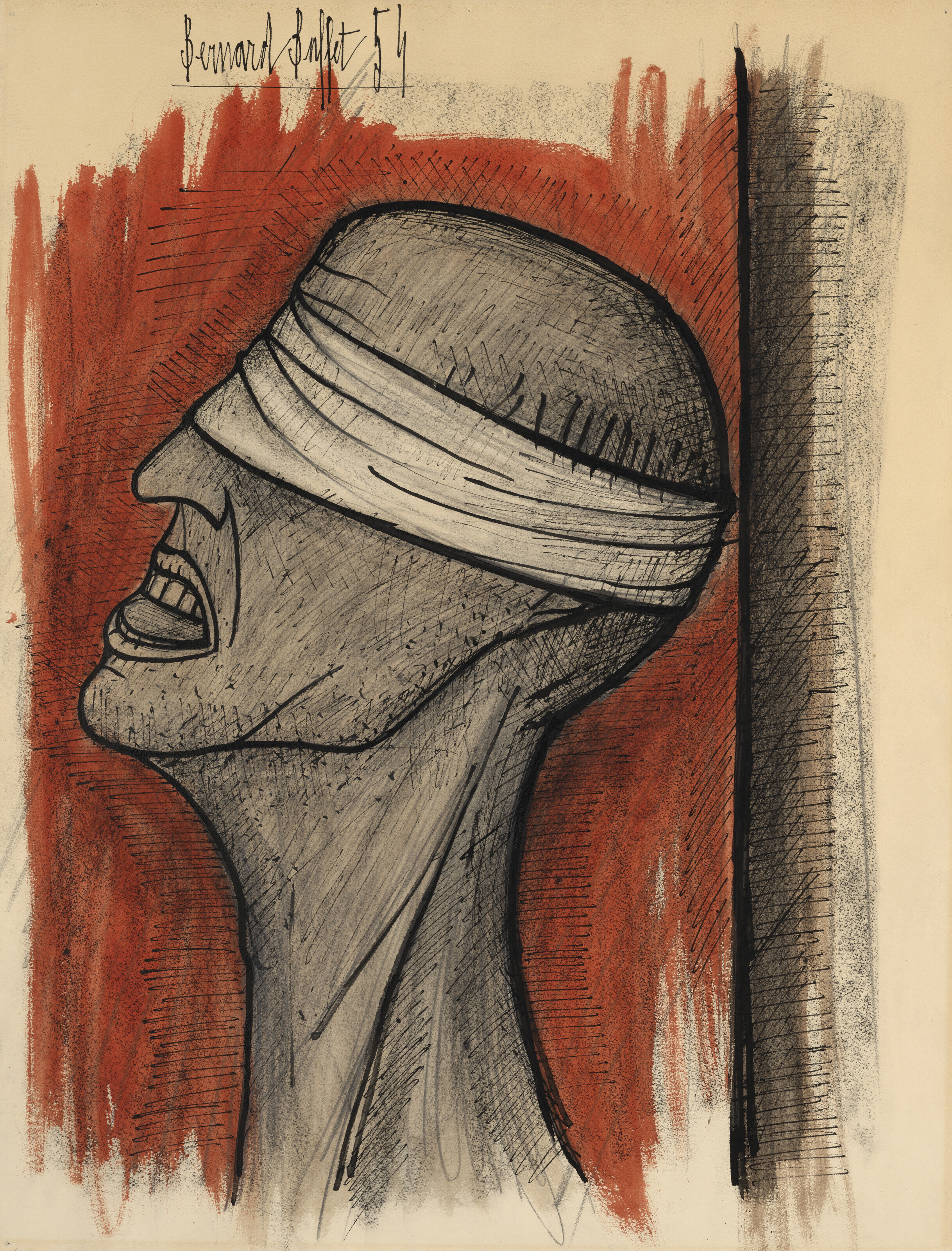 Bernard Buffet — Ужас войны "Экзекуция"