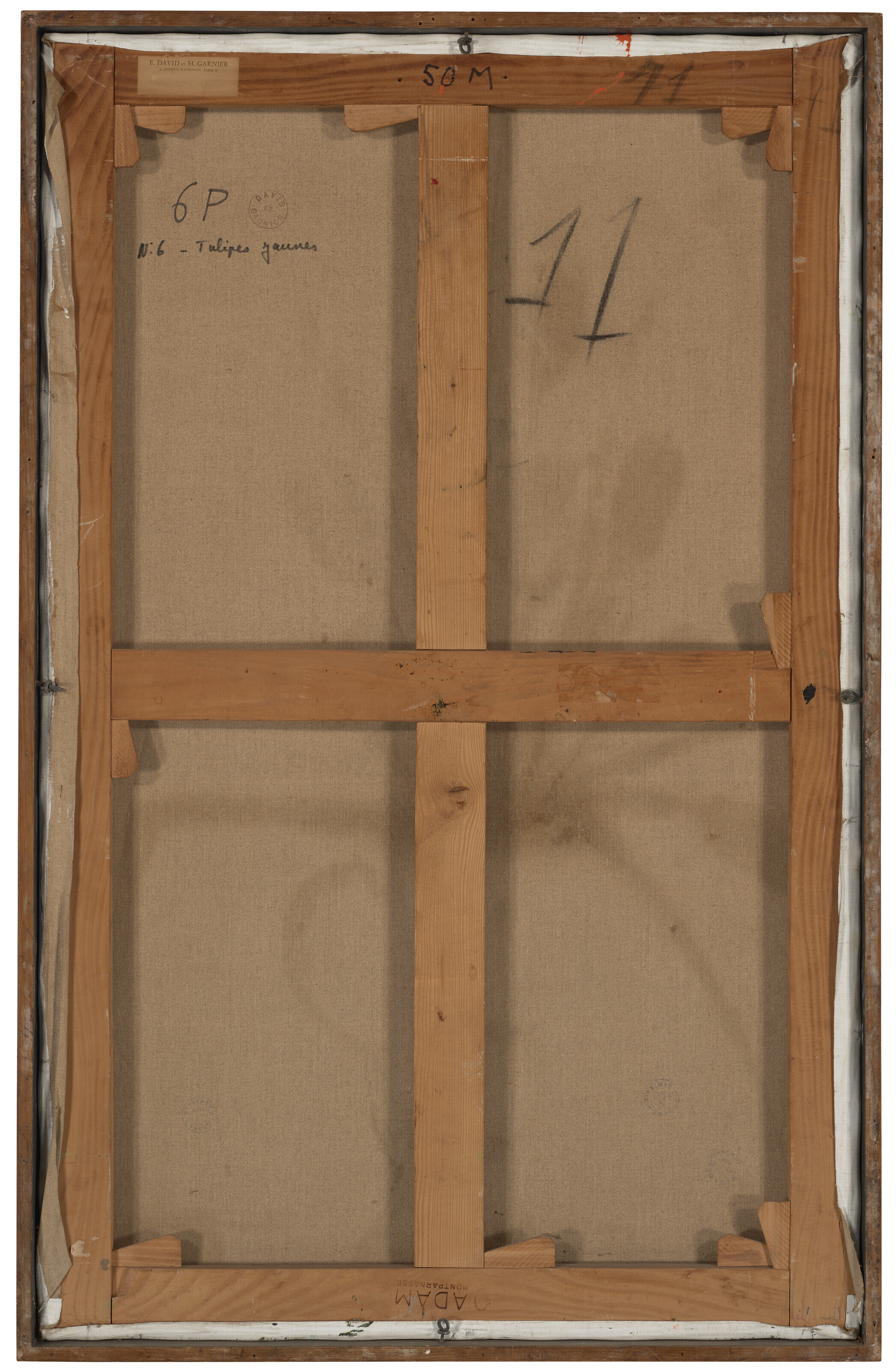 Bernard Buffet — Желтые тюльпаны, изображение 3
