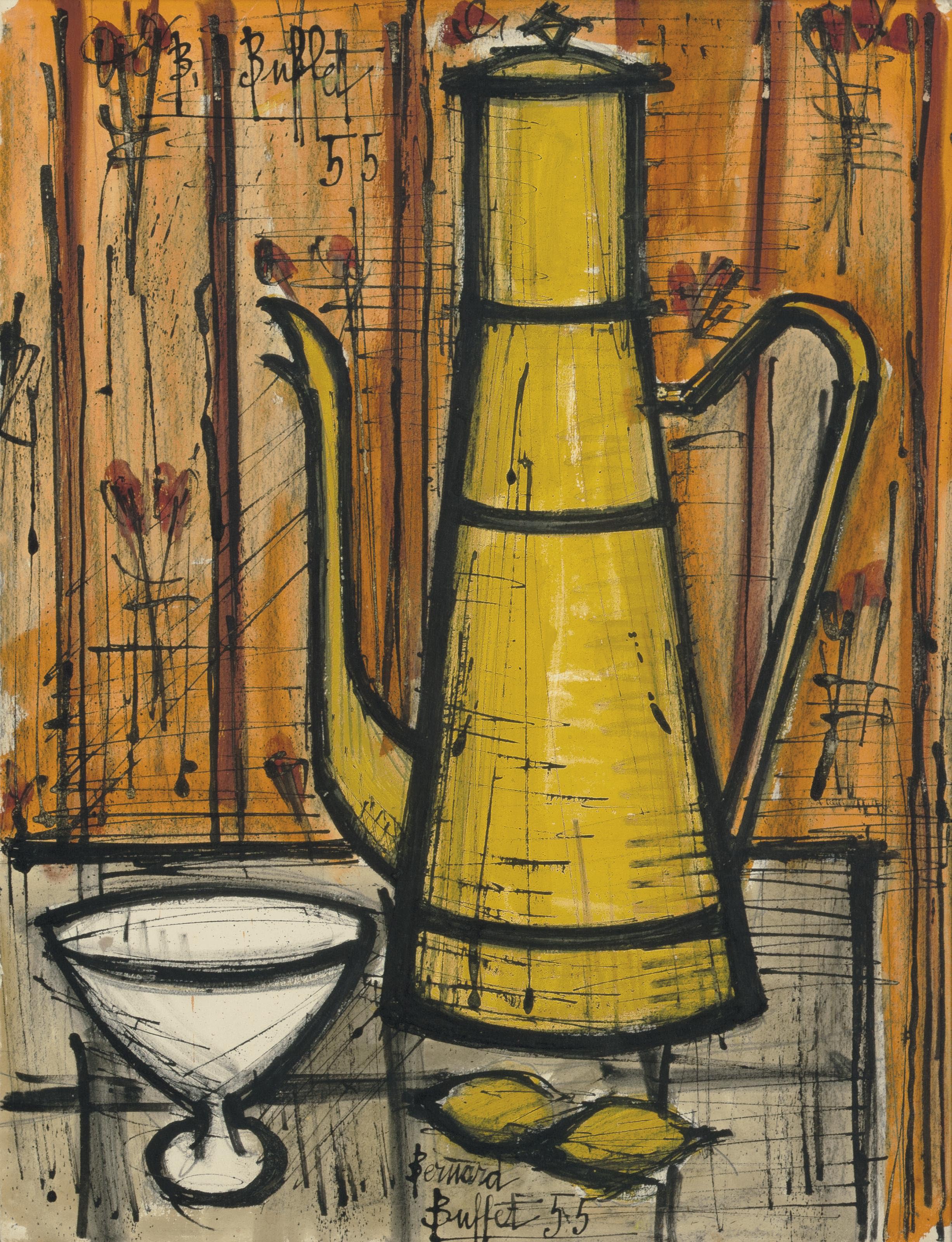 Bernard Buffet — Желтое кафе