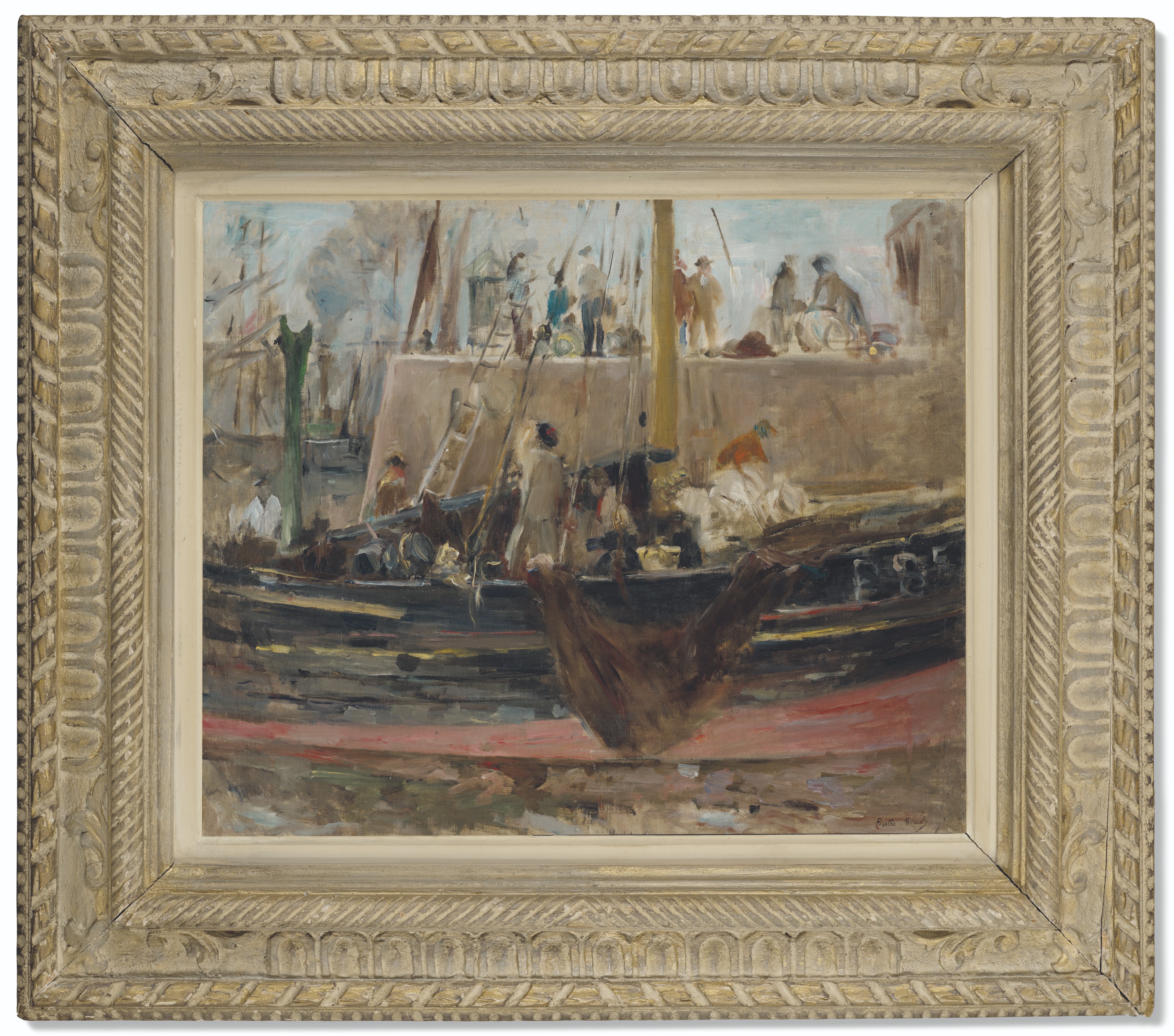 Berthe Morisot — Бато на набережной, изображение 2