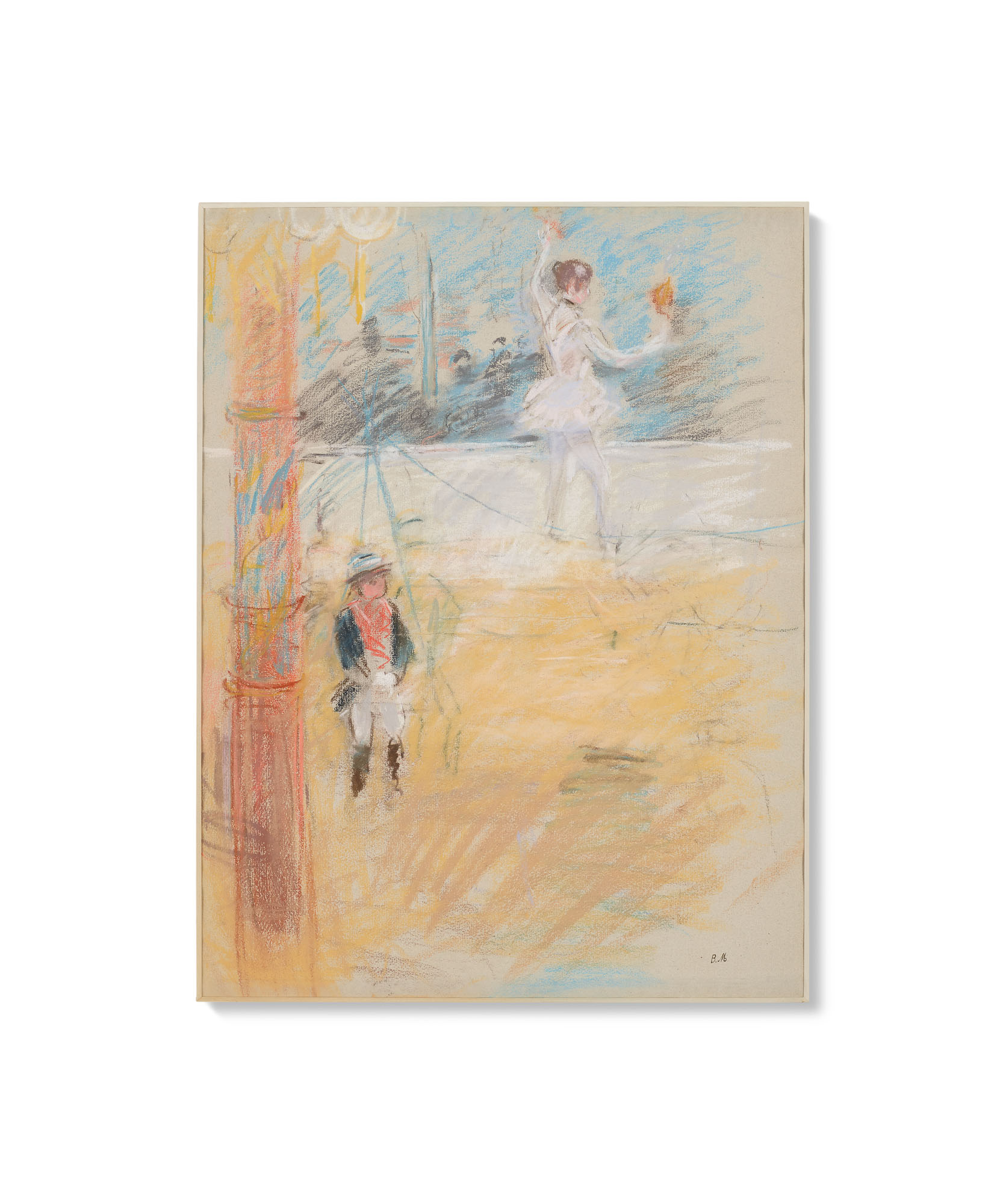 Berthe Morisot — В цирке ( прямая трансляция ); Тет-а-тет с Жюли Мане (оборотная сторона ), изображение 1