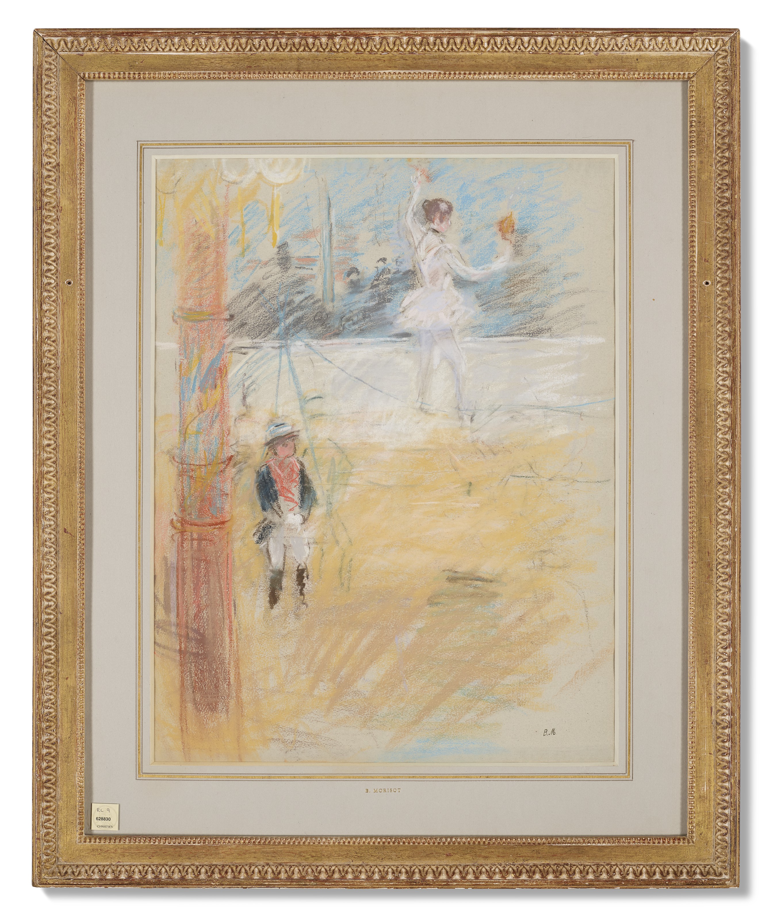 Berthe Morisot — В цирке ( прямая трансляция ); Тет-а-тет с Жюли Мане (оборотная сторона ), изображение 3