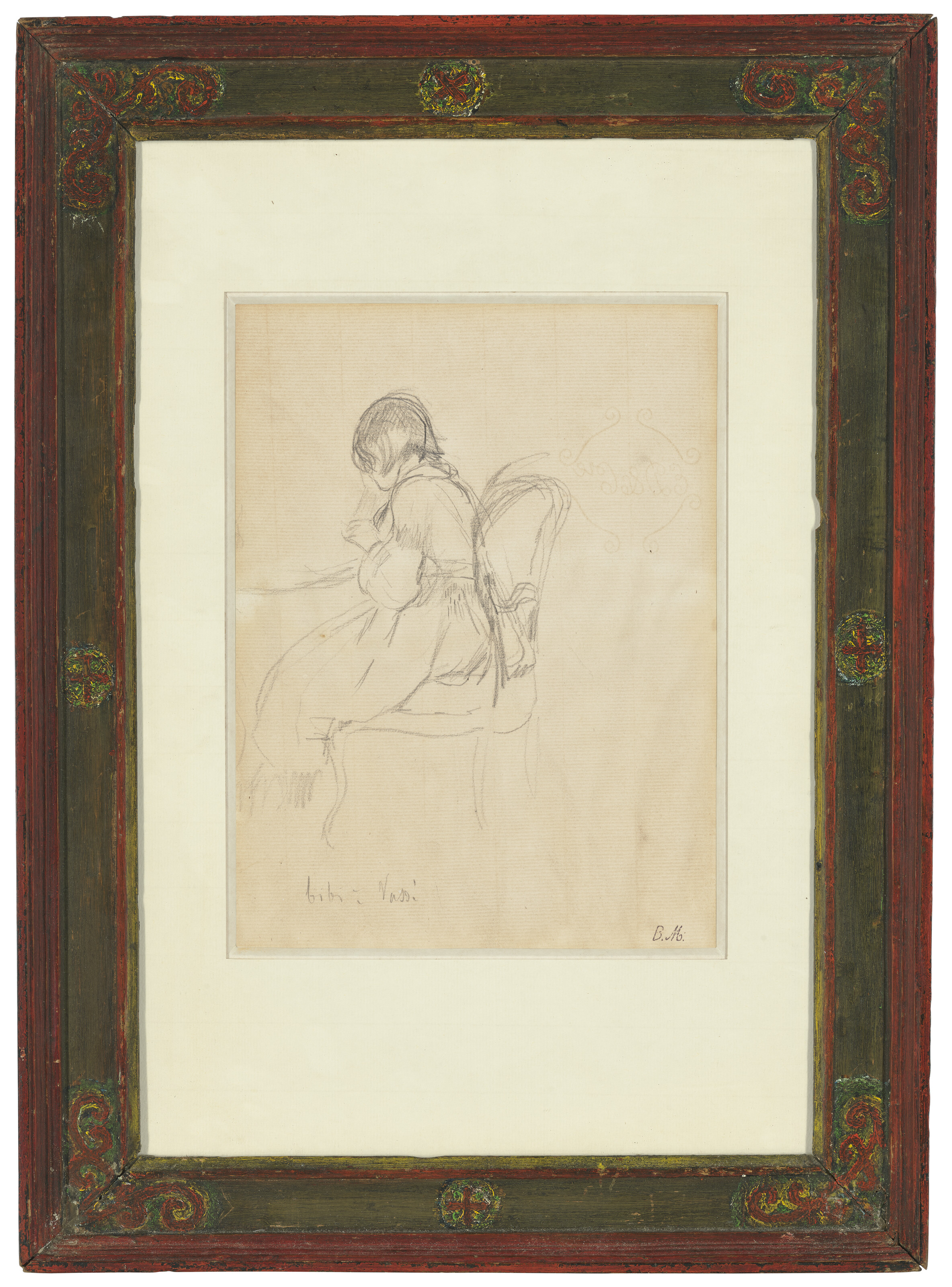 Berthe Morisot — (i) Биби а Вассе (Жюли Мане Руар) (ii) Фанатка, изображение 2